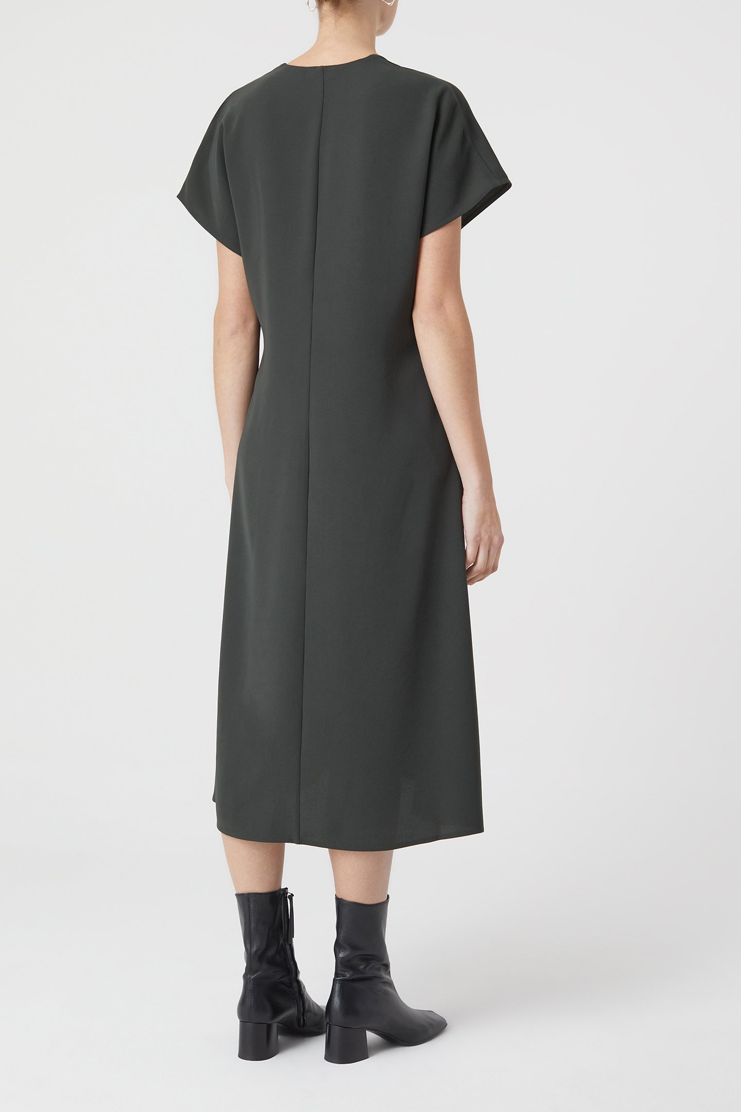 FLUIDE DRESS DRESSES WASHED BLACK 2