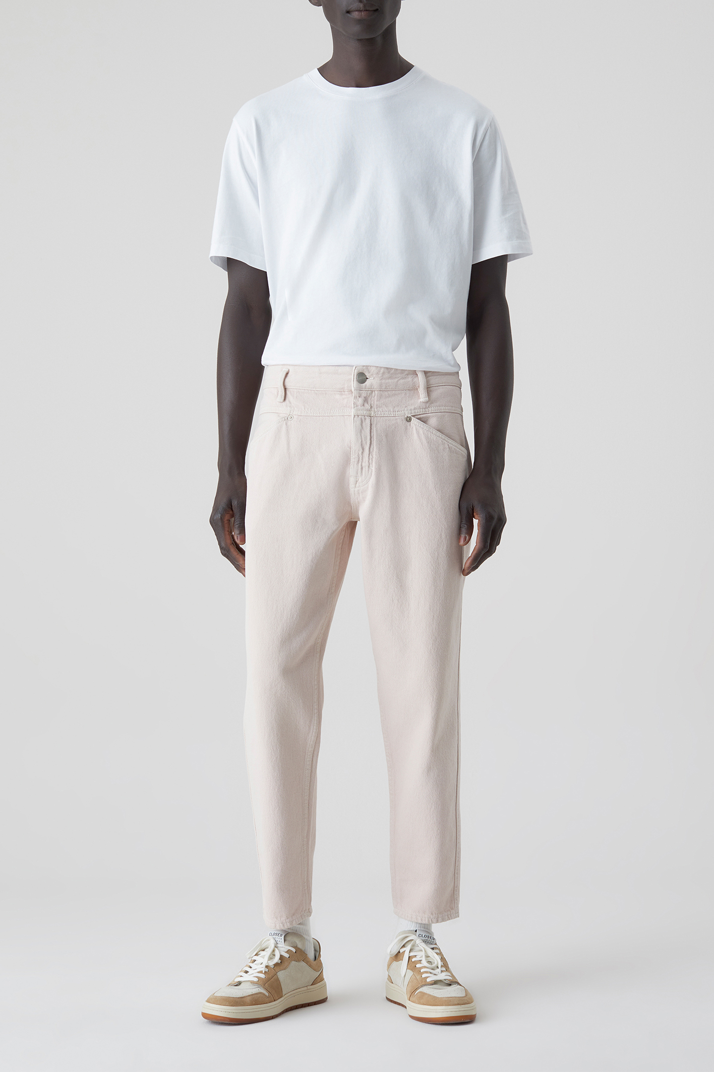 X-LENT TAPERED JEANS PINK HYDRANGEA 3