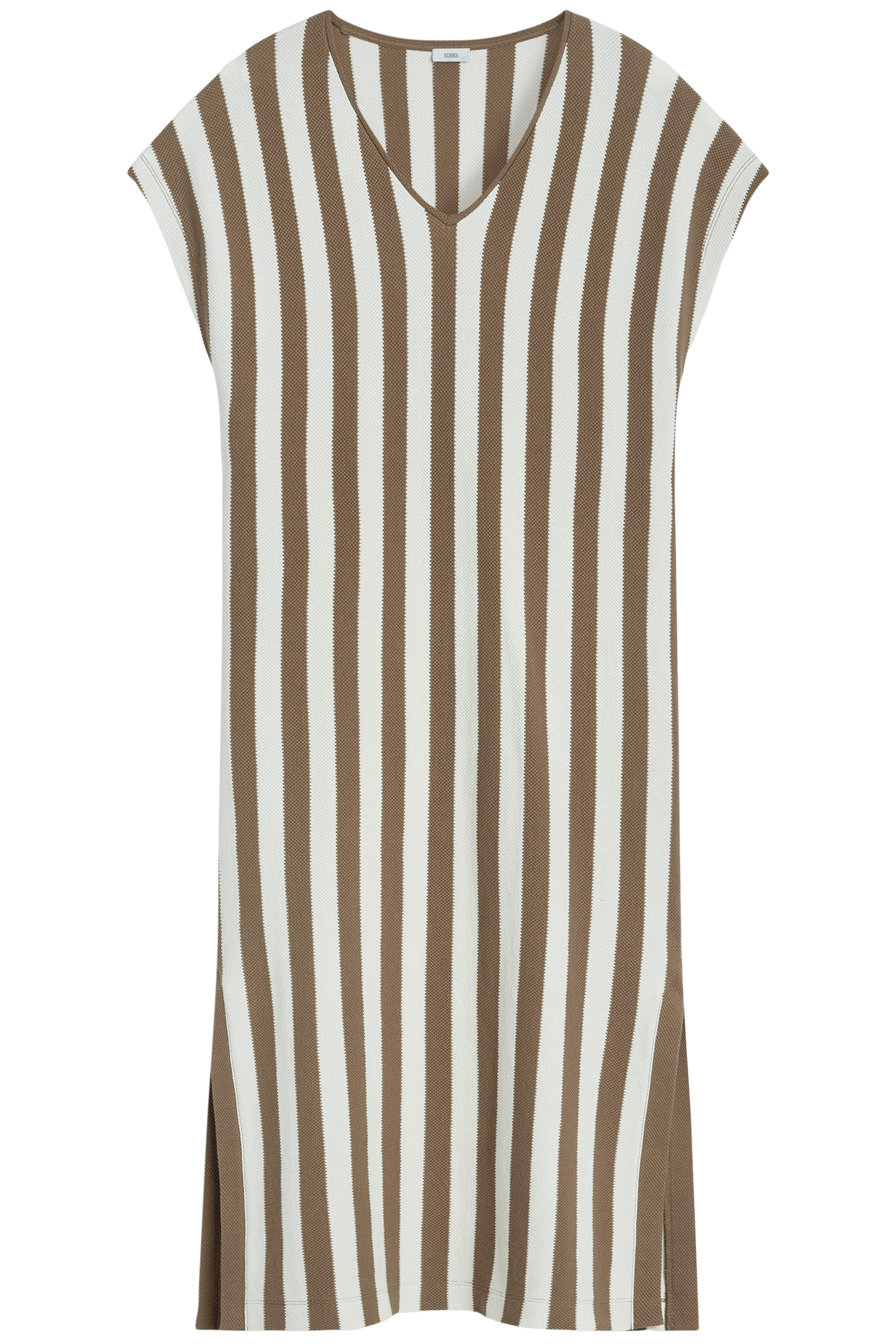 V NECK T-SHIRT DRESS DRESSES NUTMEG 1