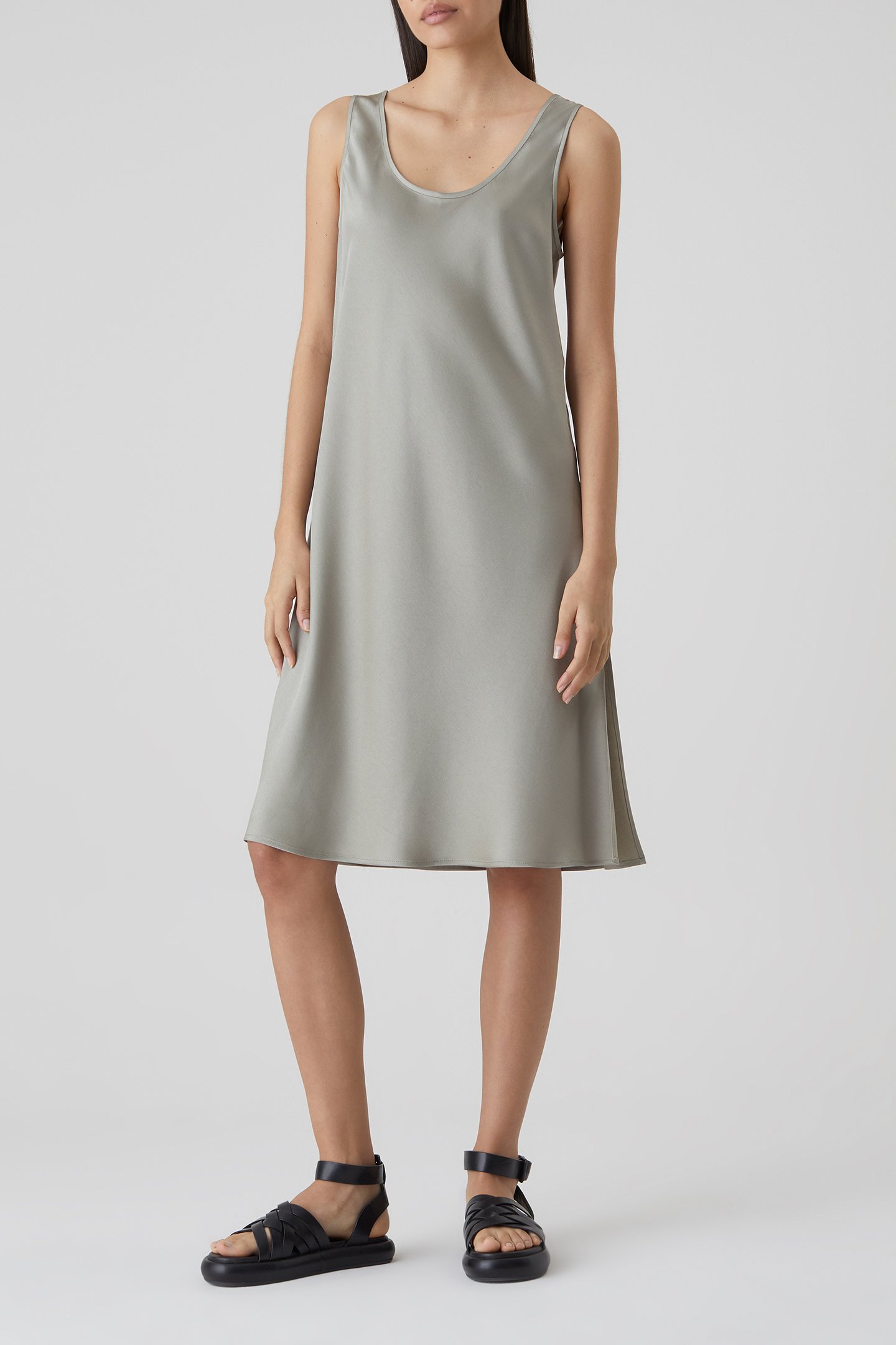 TOP DRESS DRESSES GREY VENEER by Closed