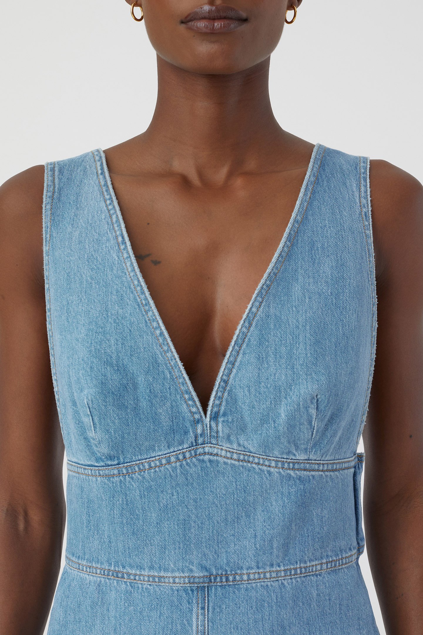 WAISTED DRESS DRESSES MID BLUE 4