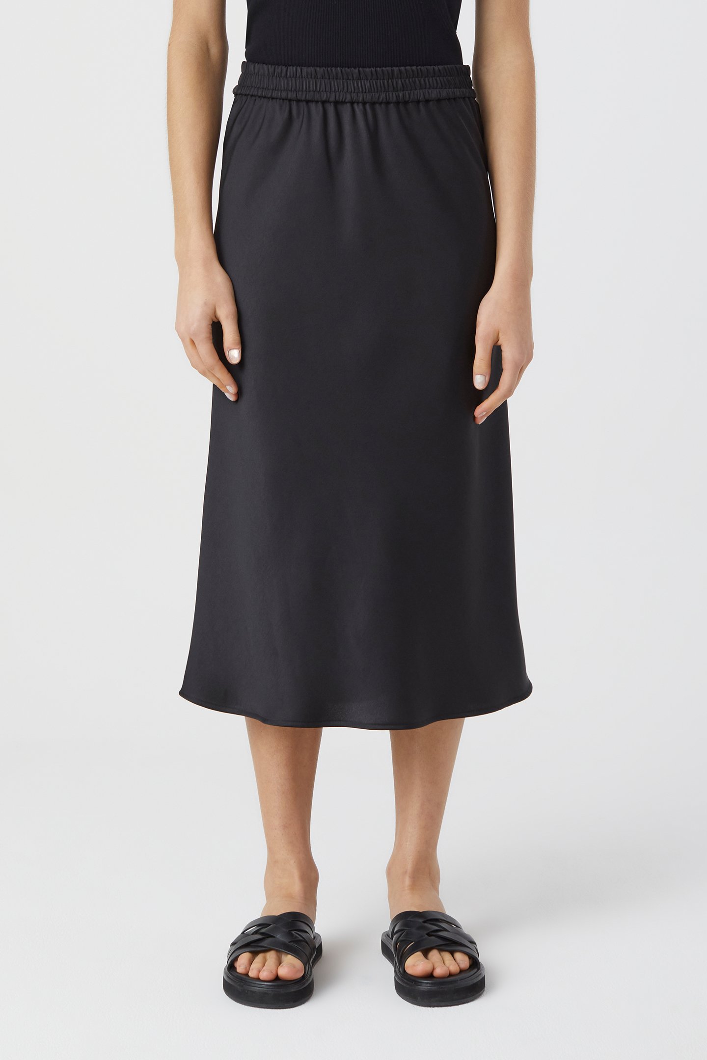 BIAS SKIRT SKIRTS BLACK 1