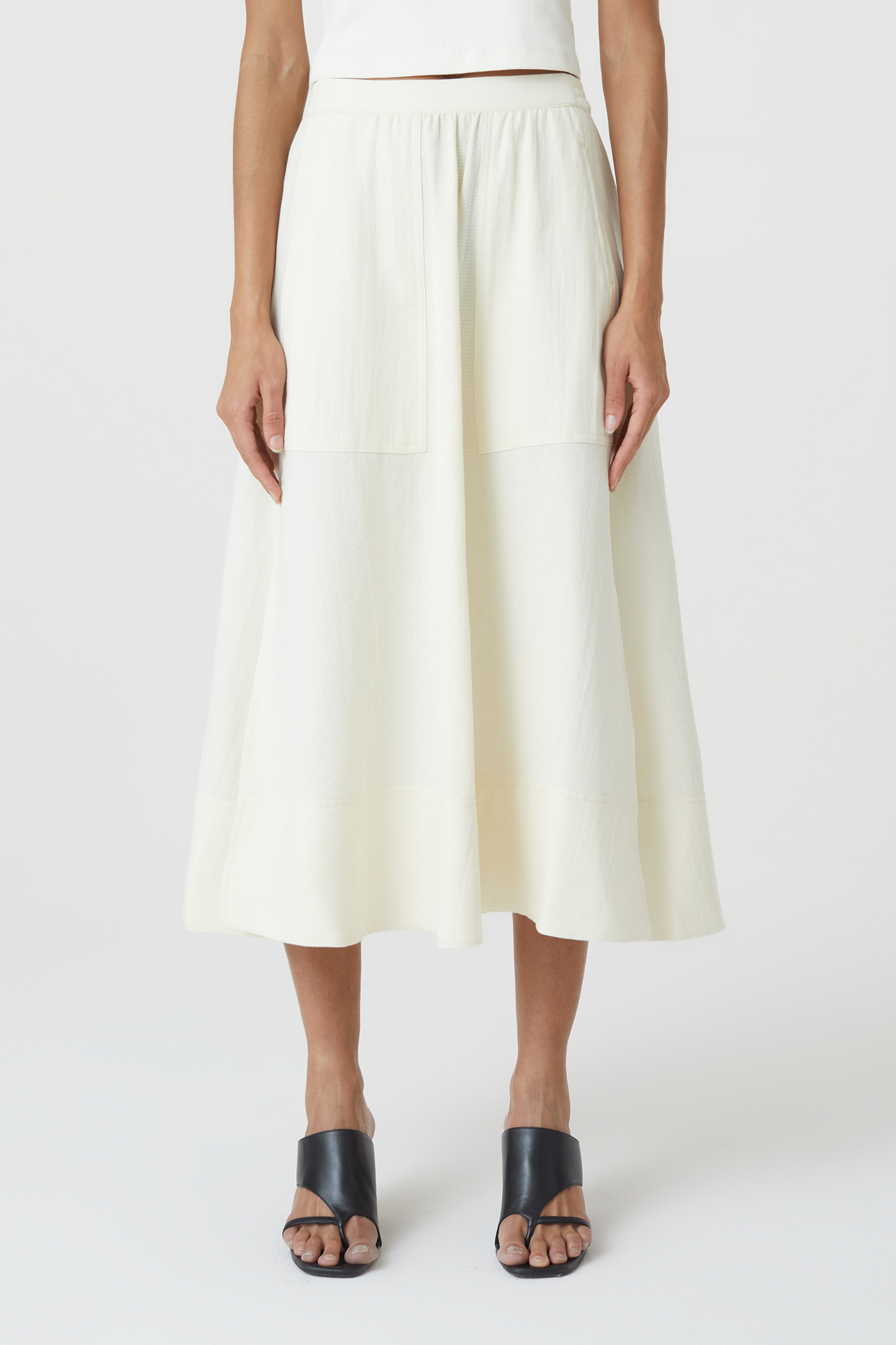 MIDI SKIRT SKIRTS ECRU 1