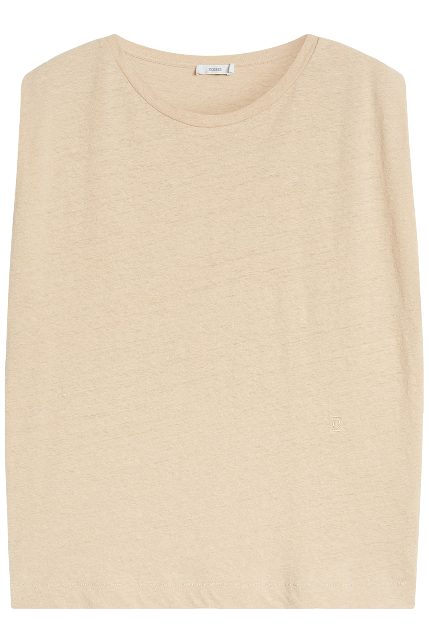 SLEEVELESS T-SHIRT T-SHIRTS DESERT BEIGE 1