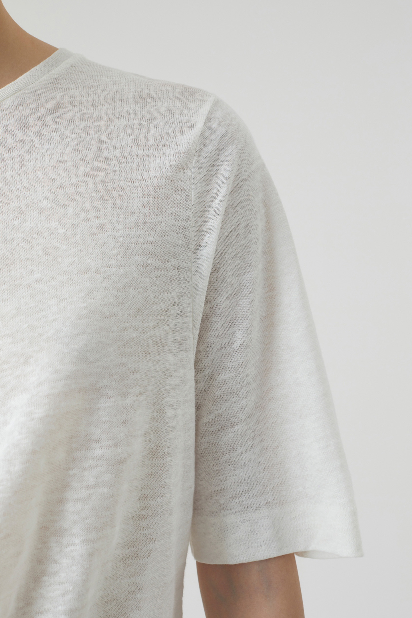 T-SHIRT WIDE SLEEVE T-SHIRTS WHITE 5