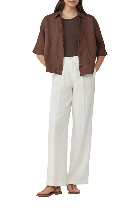 S.OLIVER BLOUSES BROWN 2