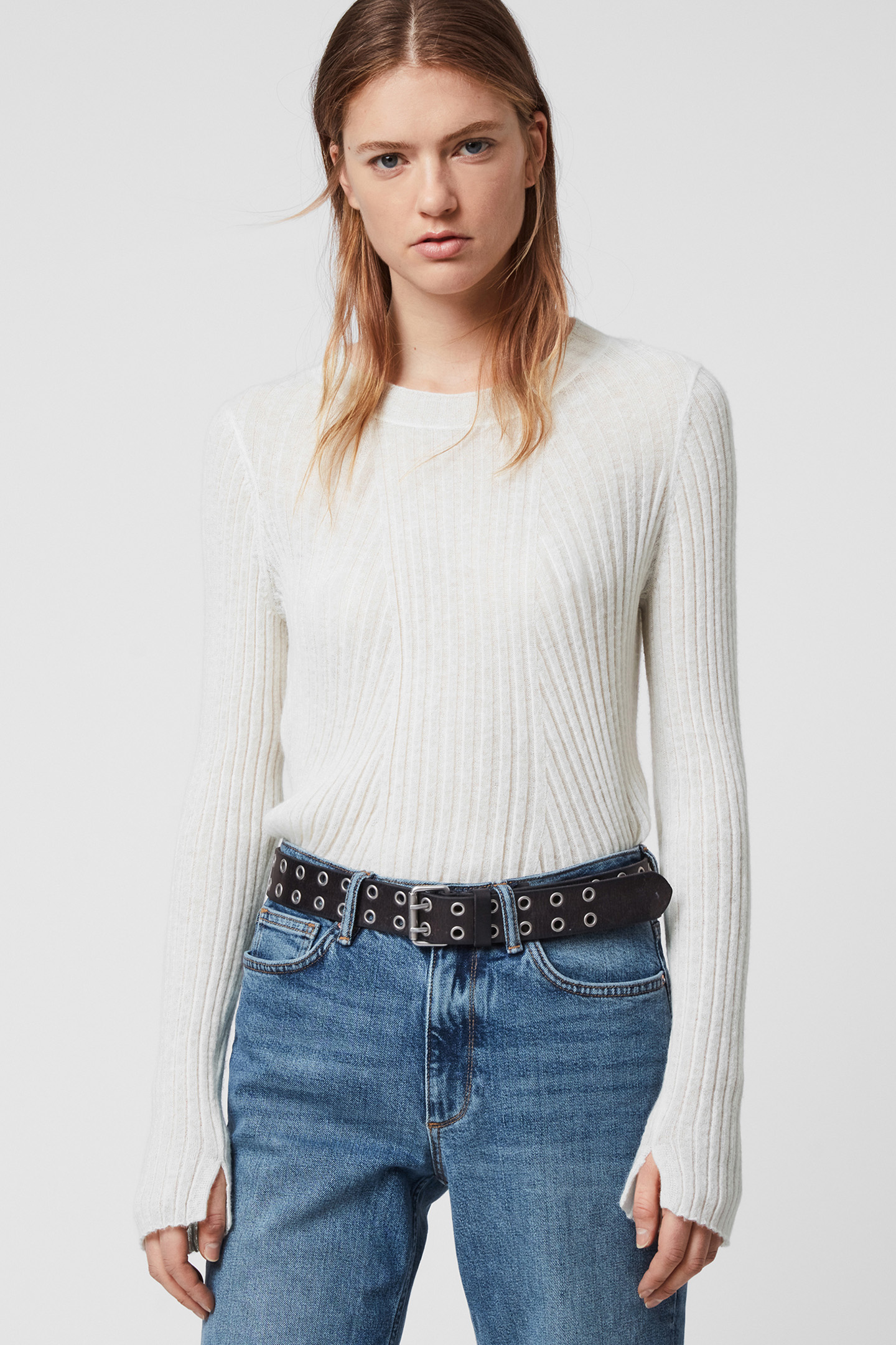 ADDIE CREW CHALK WHITE 1