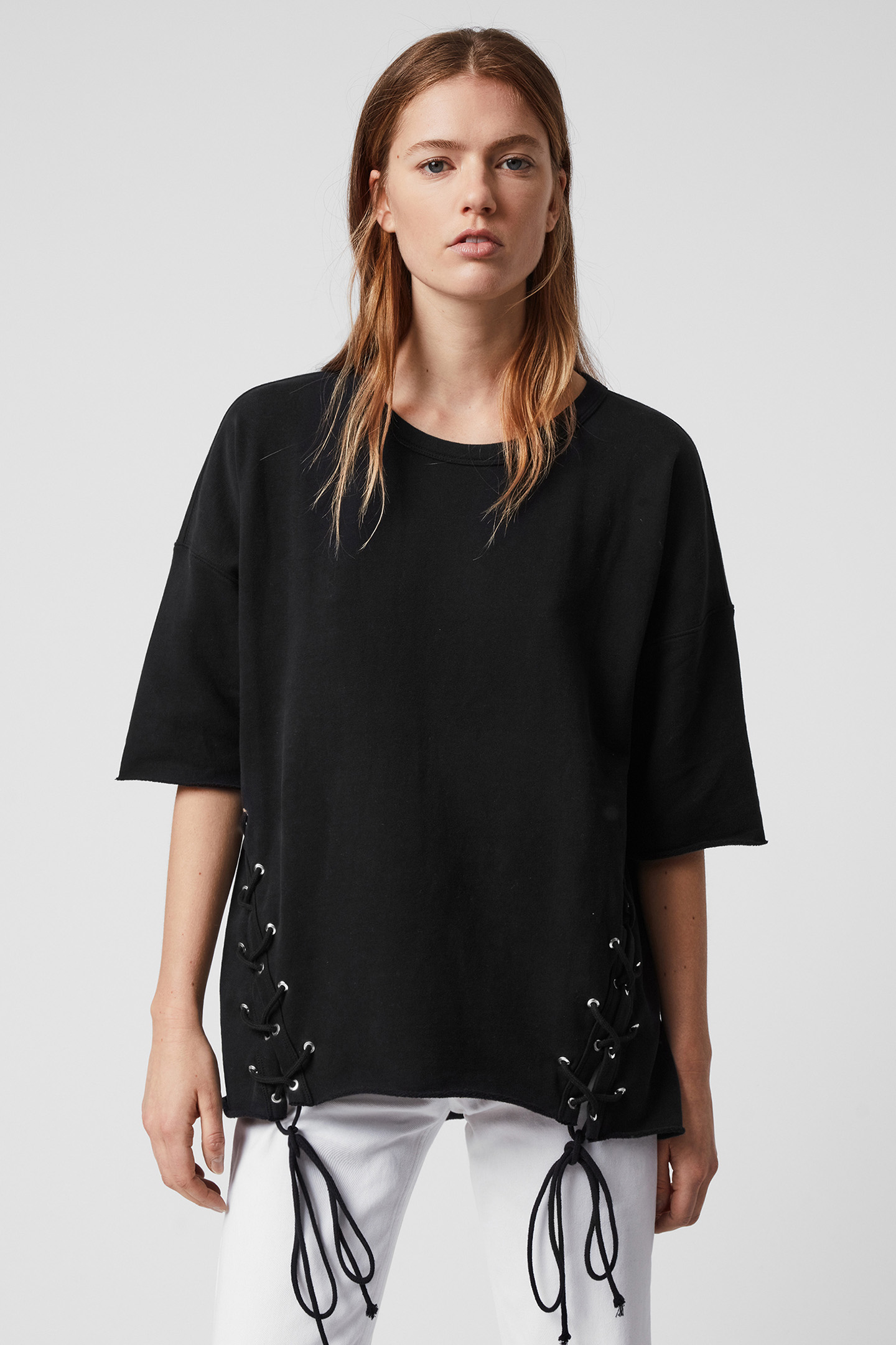 LORHAINE LACE SS SWE BLACK 1