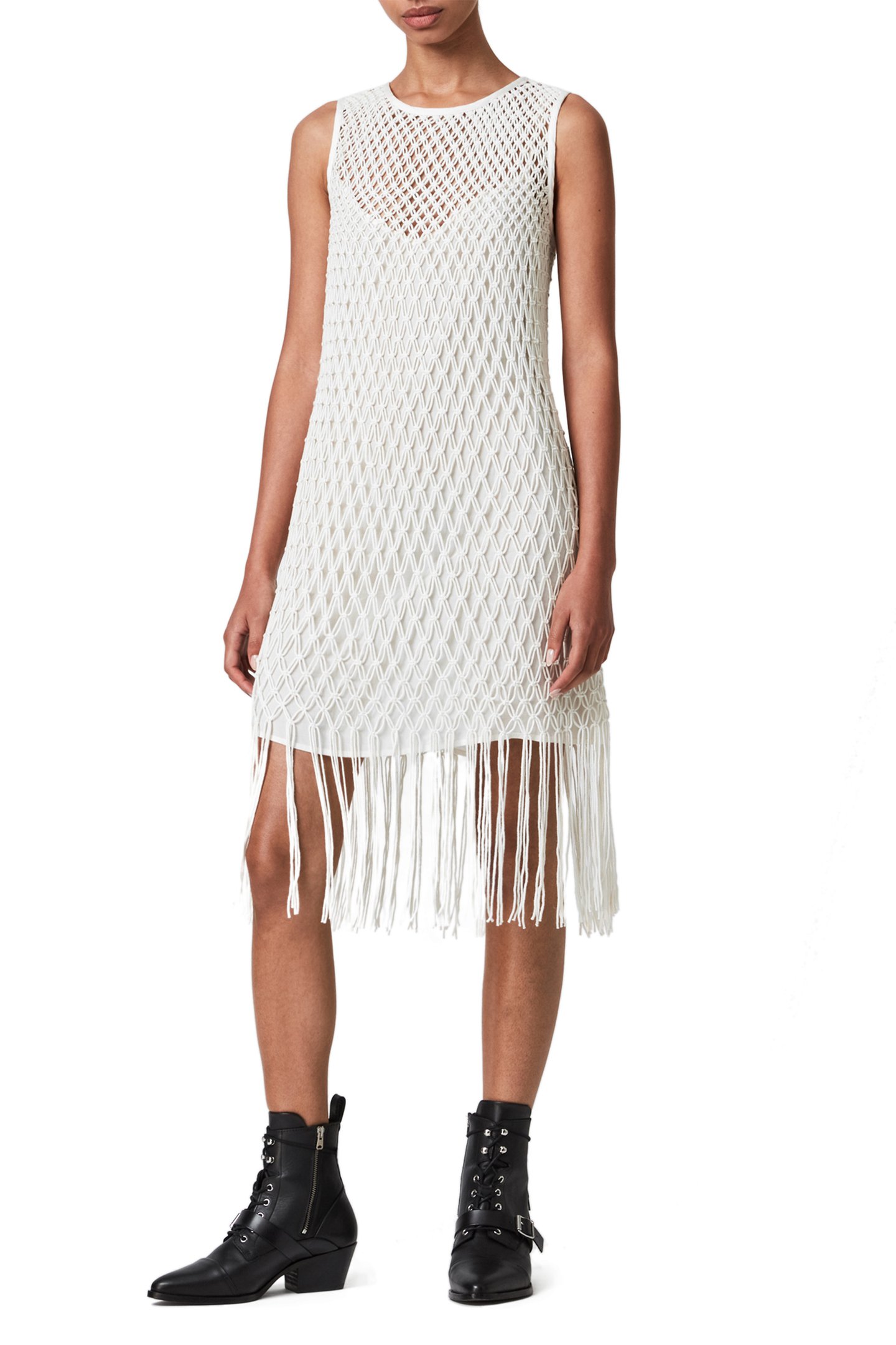 JESA DRESS CHALK WHITE by AllSaints