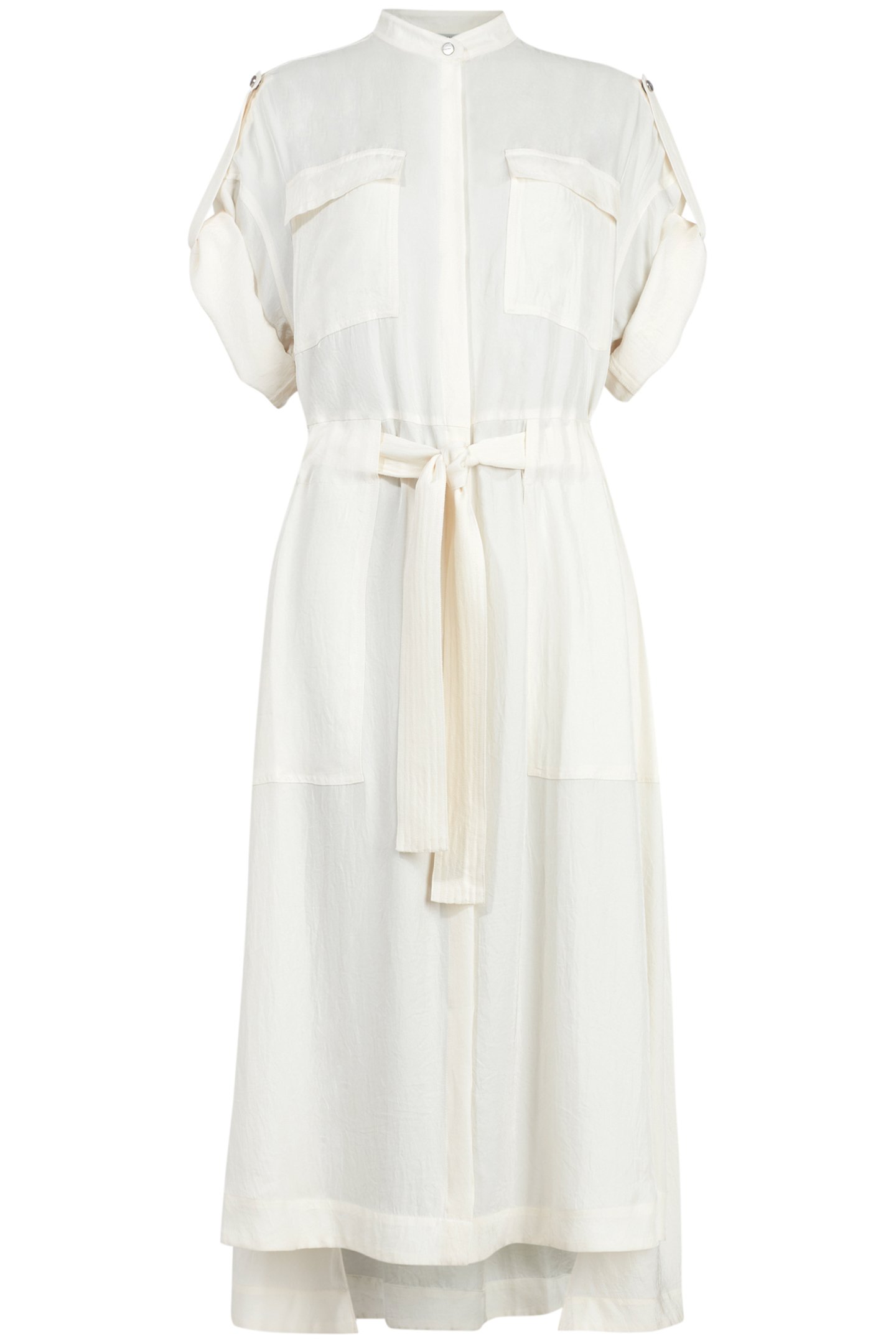 LUCIANA DRESS ECRU WHITE 2