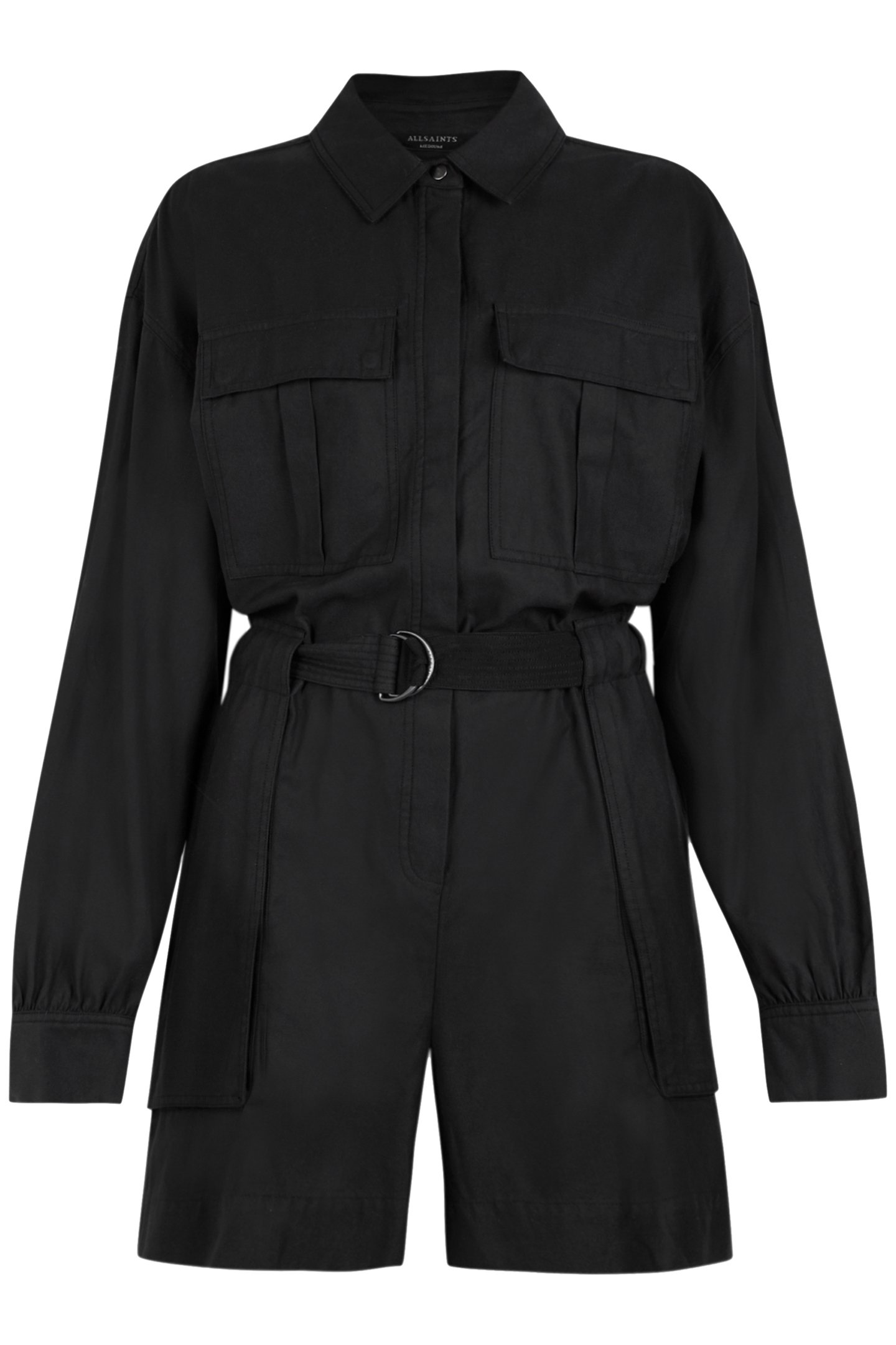 ESME PLAYSUIT BLACK by AllSaints