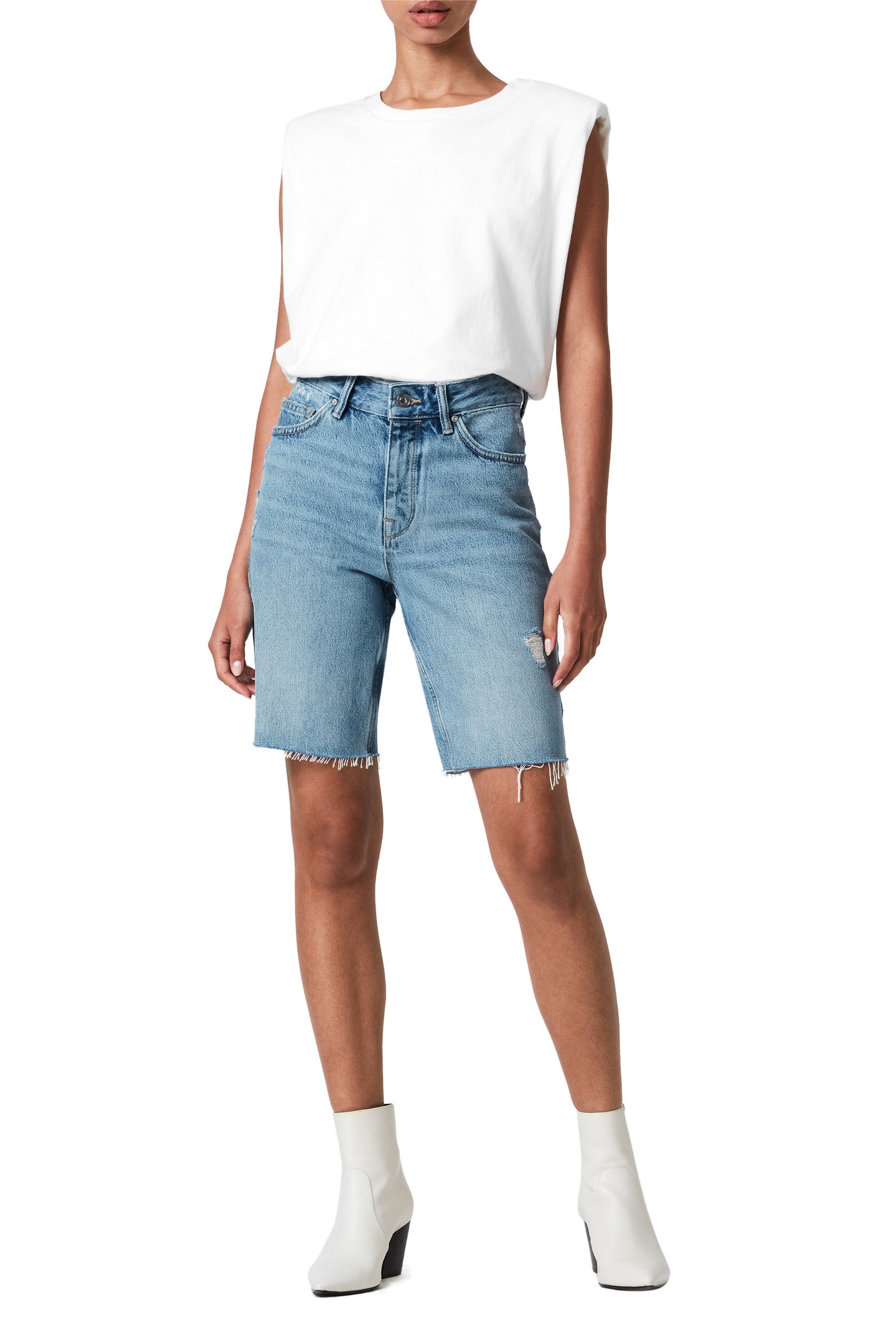 BARRY LONG DENIM SHO LIGHT INDIGO by AllSaints