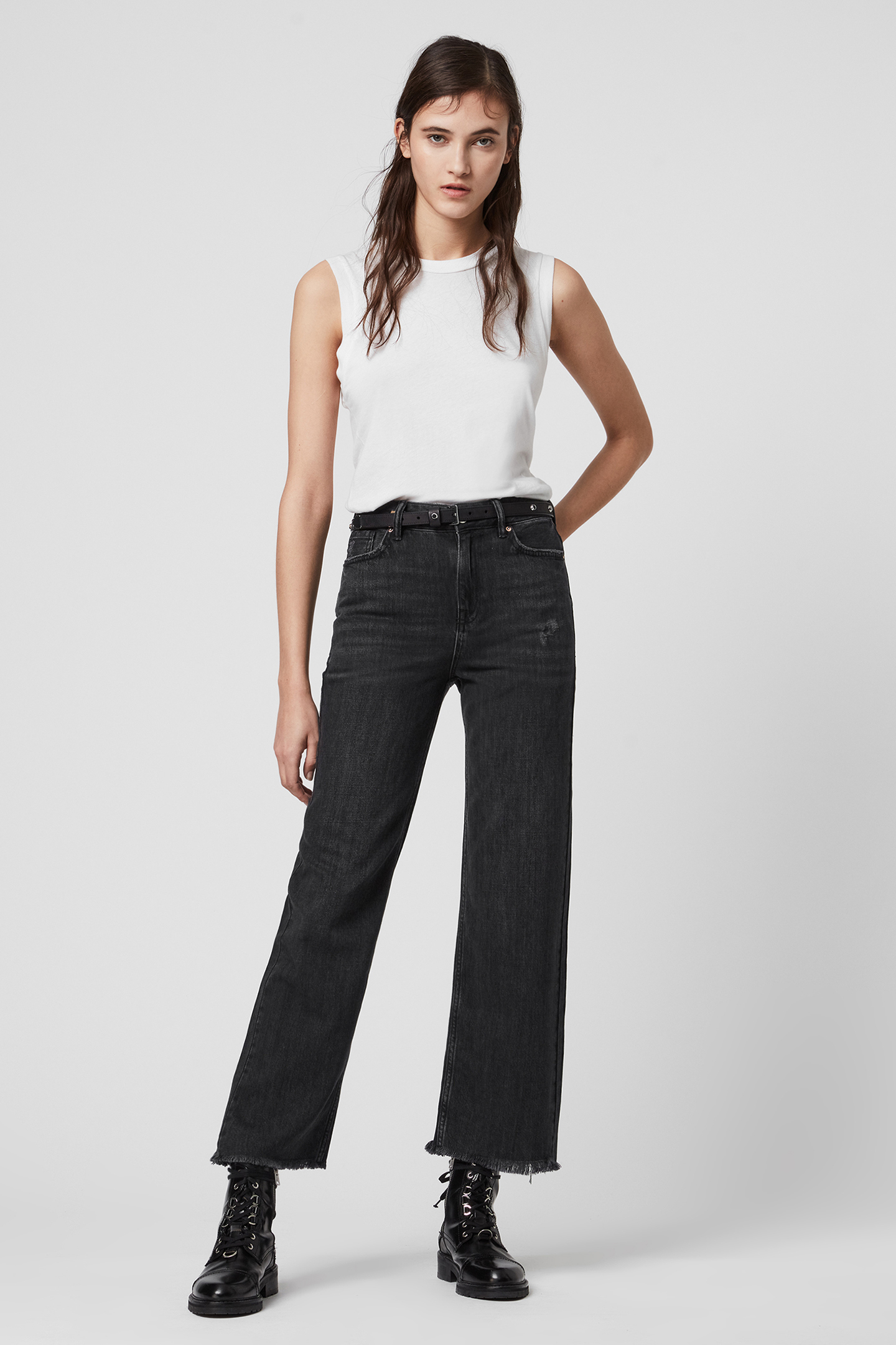 ASH BOYFRIEND JEAN WASHED BLACK 2