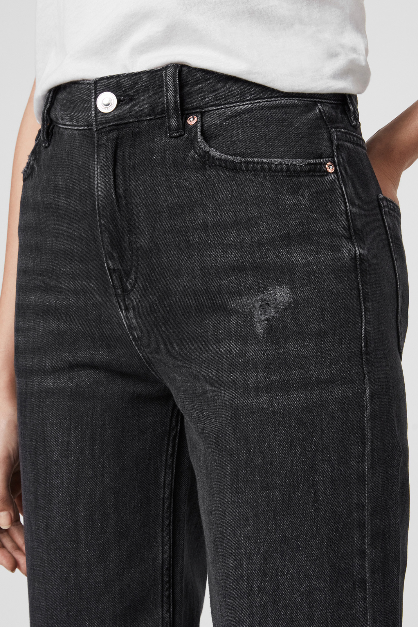 ASH BOYFRIEND JEAN WASHED BLACK 7