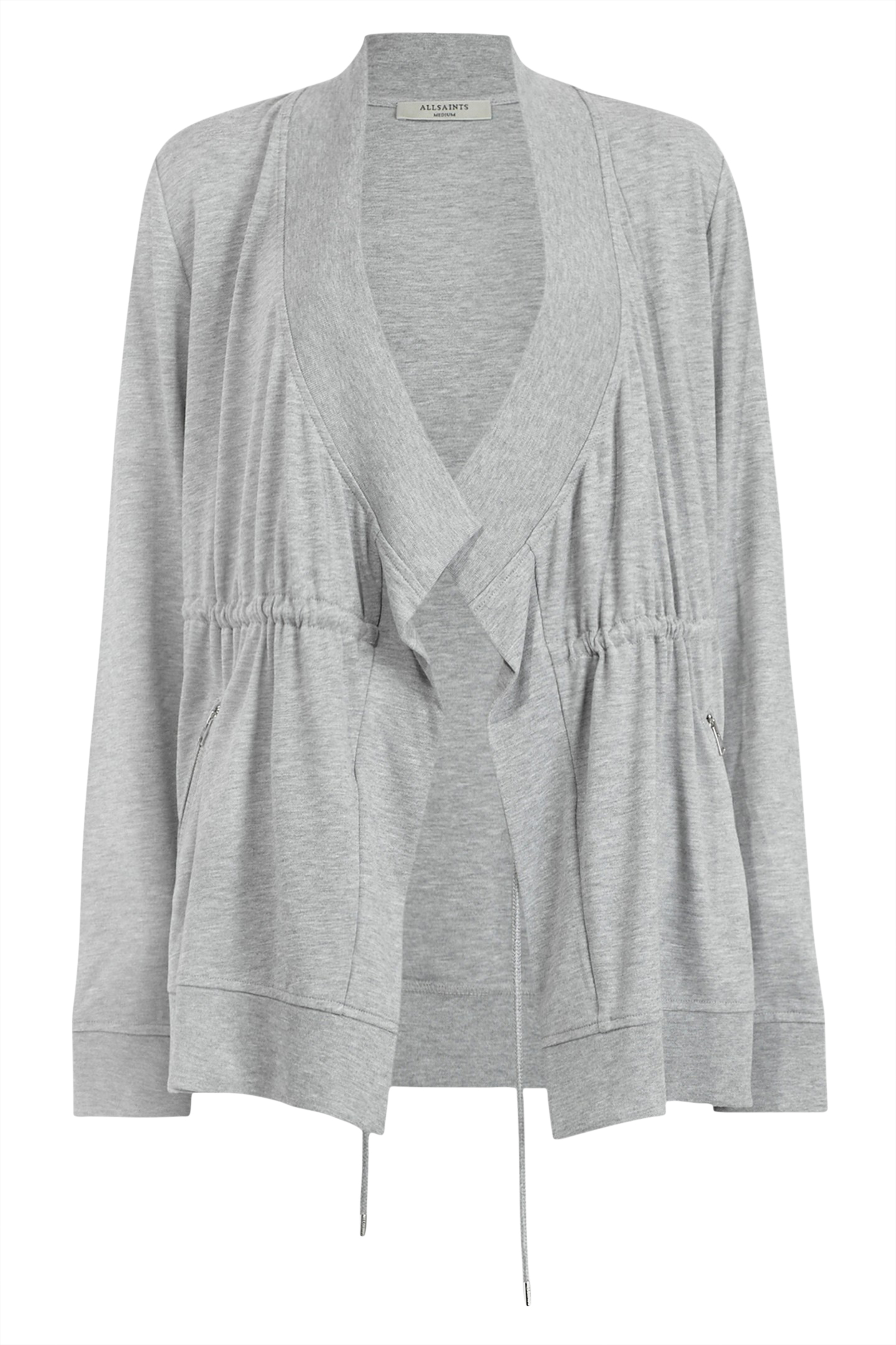 GINA DRAPE JACKET GREY MELANGE 1