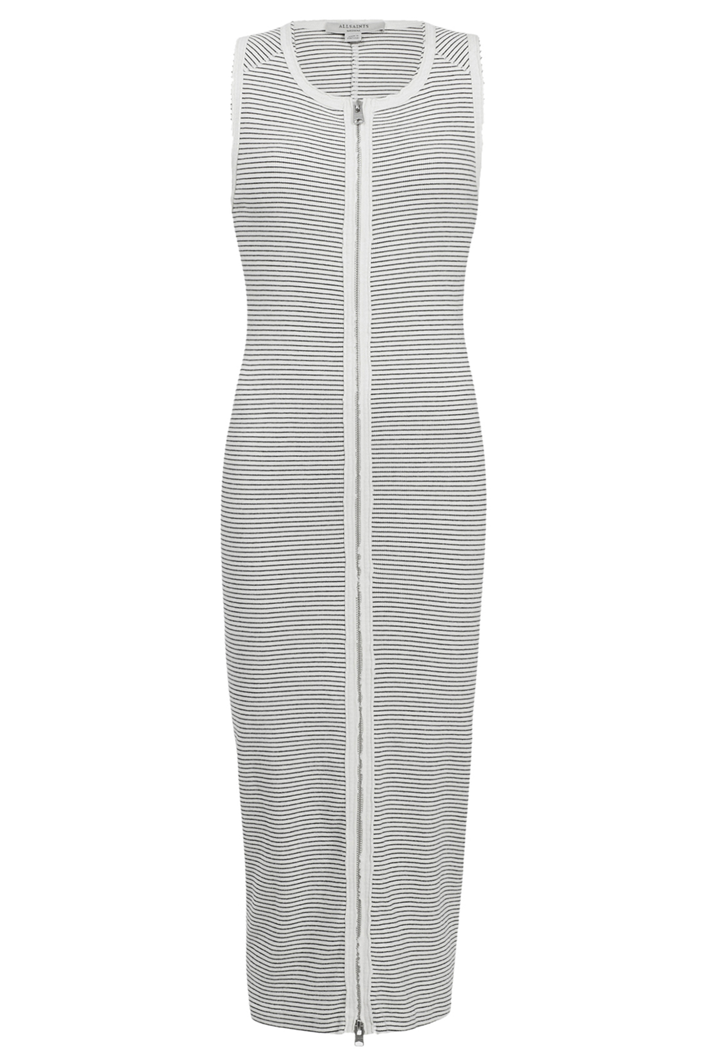 ALICIA STRIPE DRESS CHALK/BLACK 3