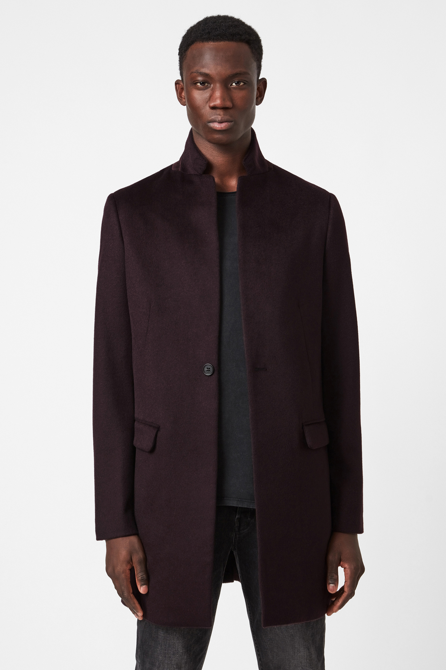 MANOR COAT DARK GARNET 1