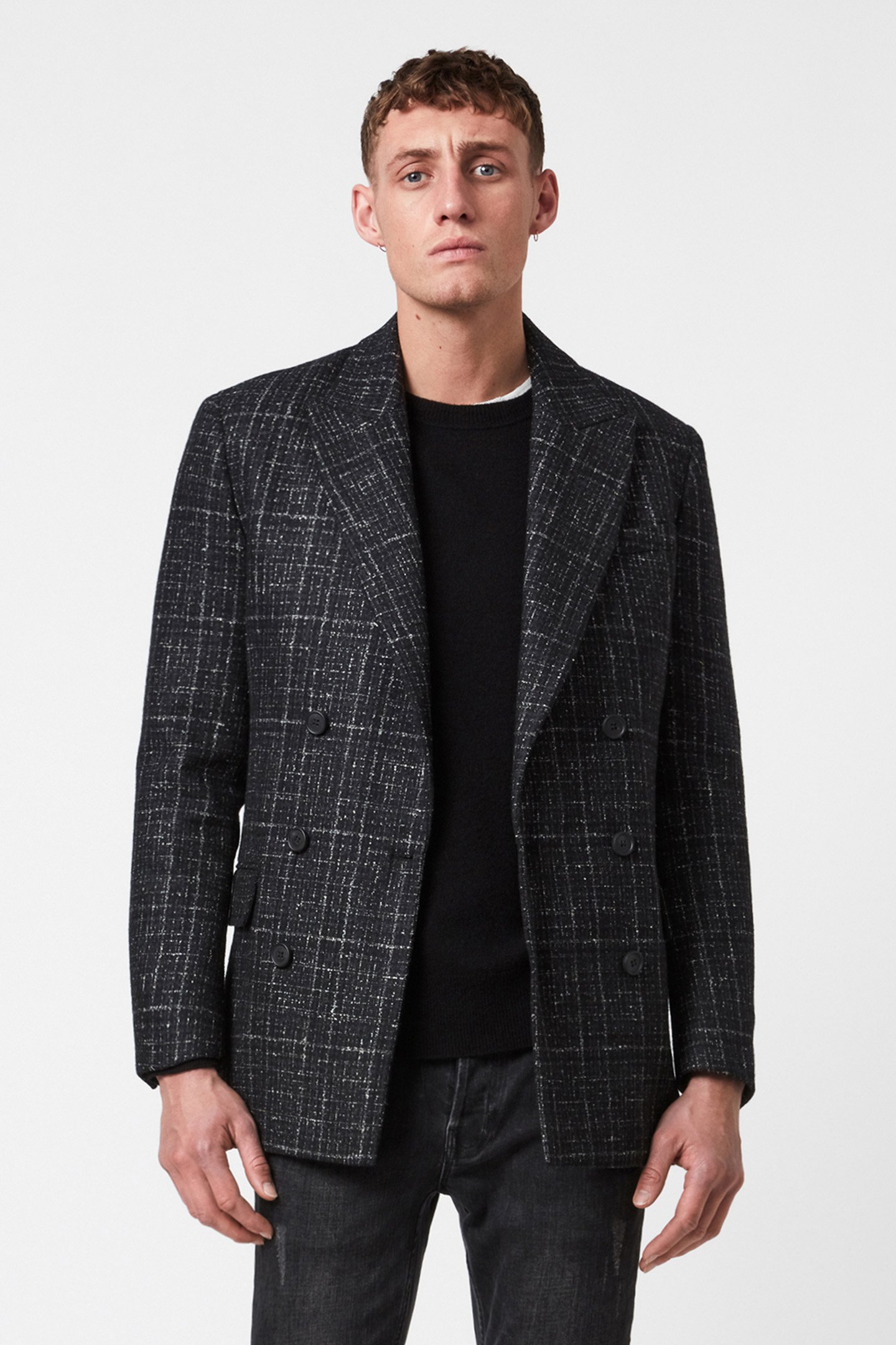 MERCER BLAZER BLACK by AllSaints