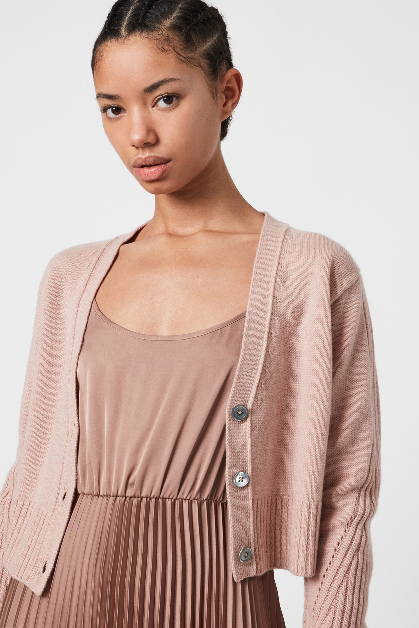 ANDREA DRESS ROSE PINK/PINK 5