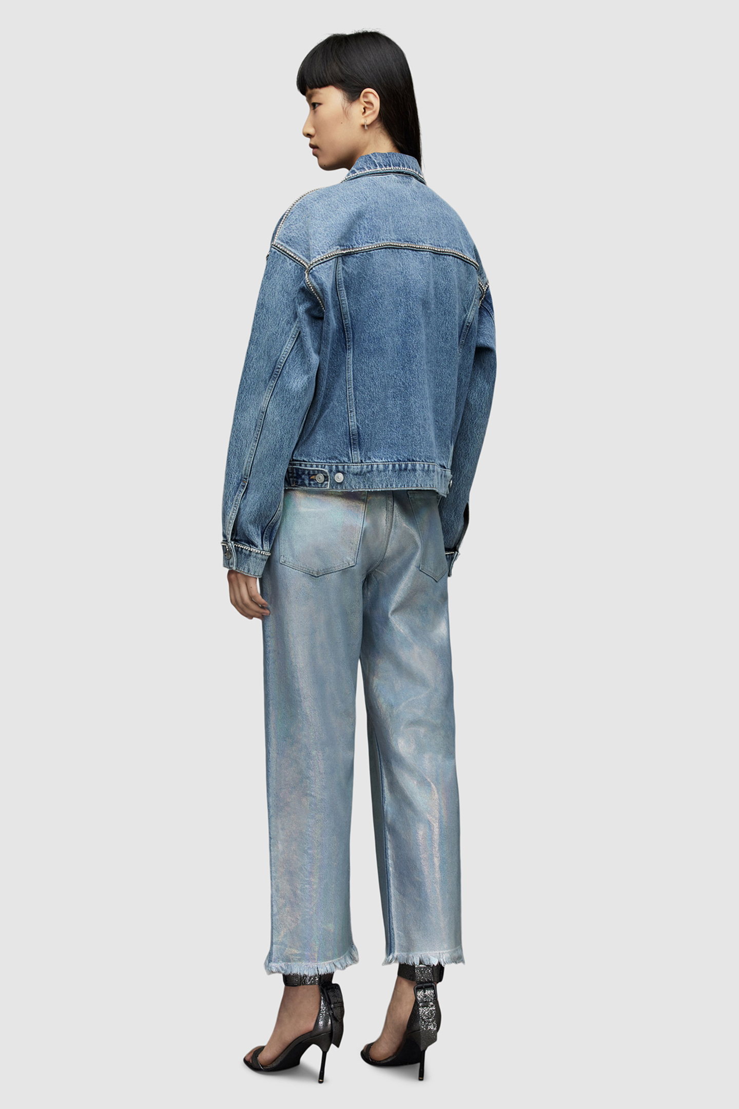 APRIL METALLIC JEAN INDIGO BLUE 3