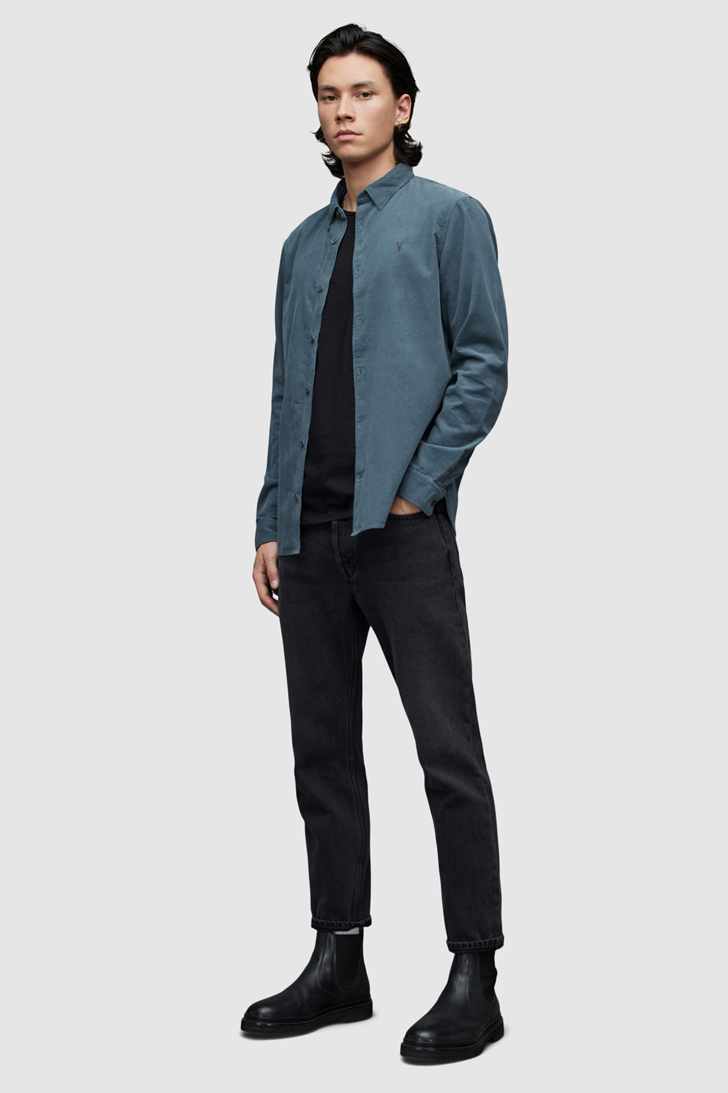 BIRCHWOOD LS SHIRT STORM GREY 3
