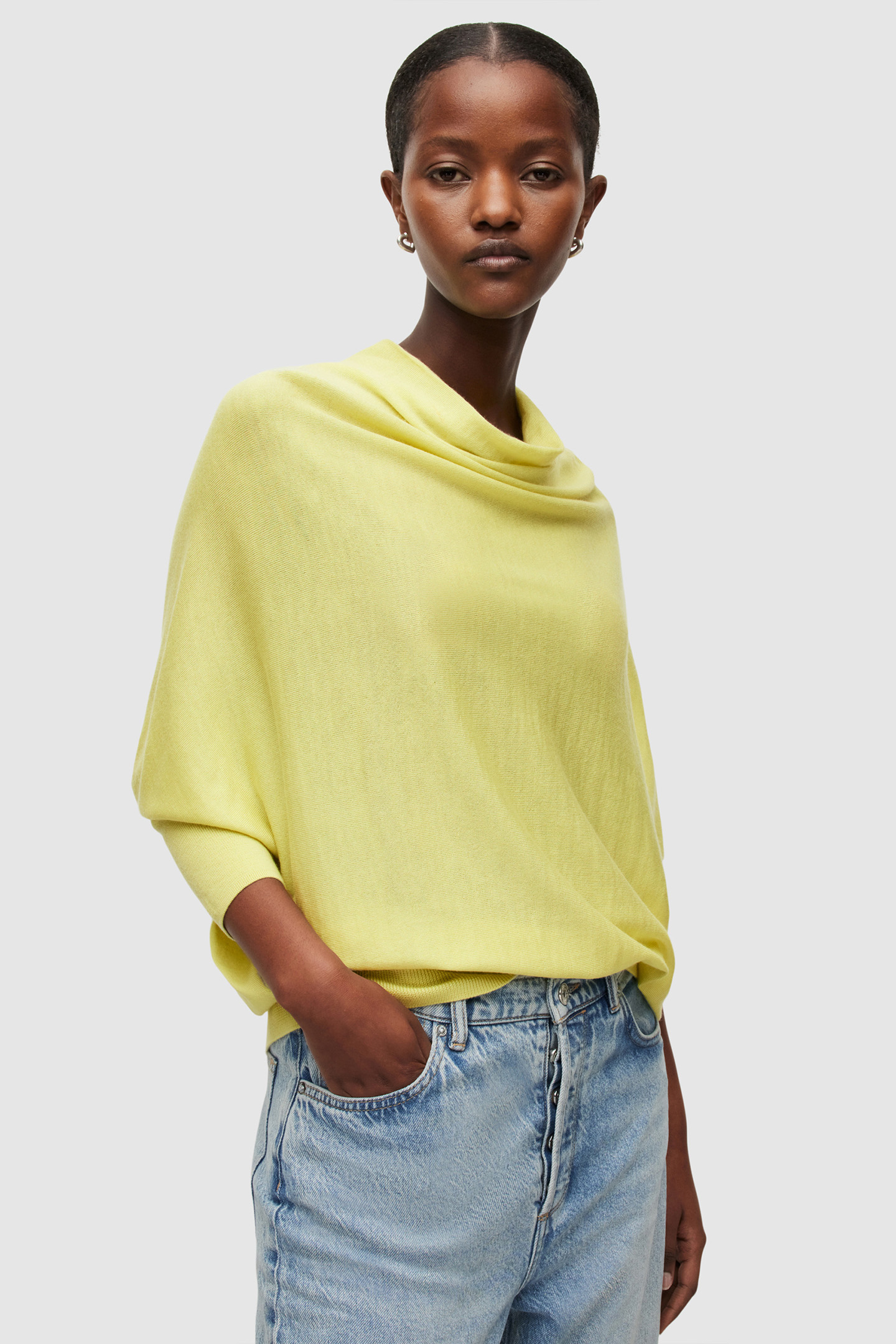 RIDLEY MERINO JUMPER CITRONELLA YELLOW 4