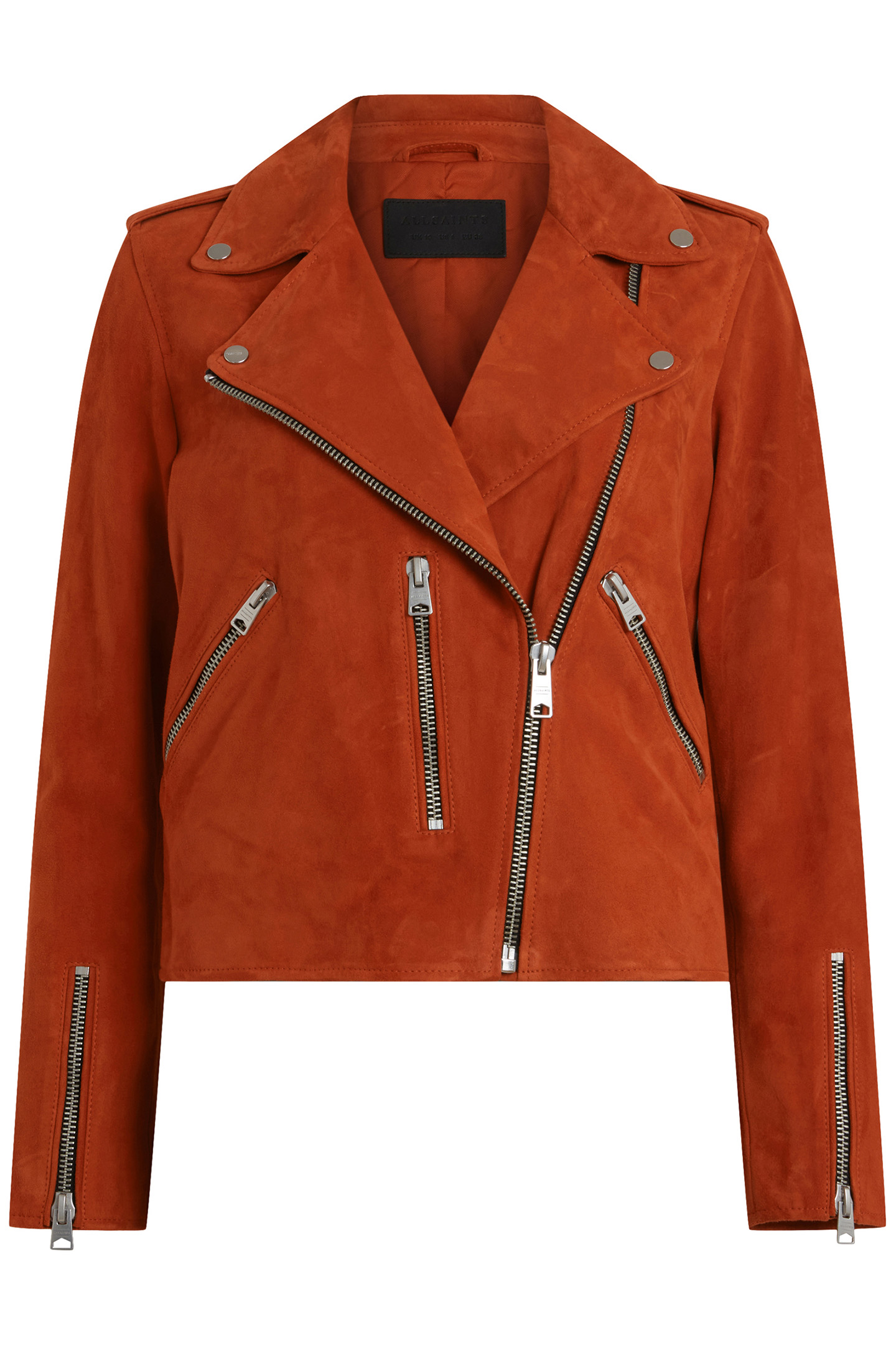 FERN SUEDE BIKER MANDARIN ORANGE 4