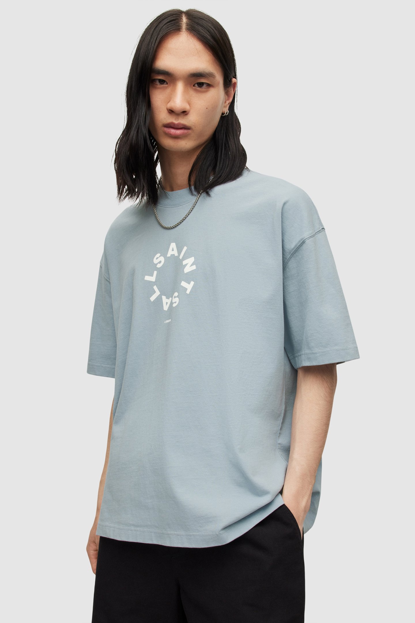 TIERRA SS CREW CLOUDY BLUE by AllSaints