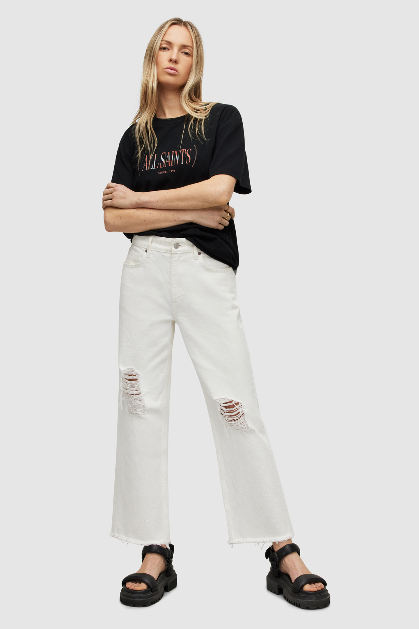 RILA BOYFRIEND TEE BLACK 5