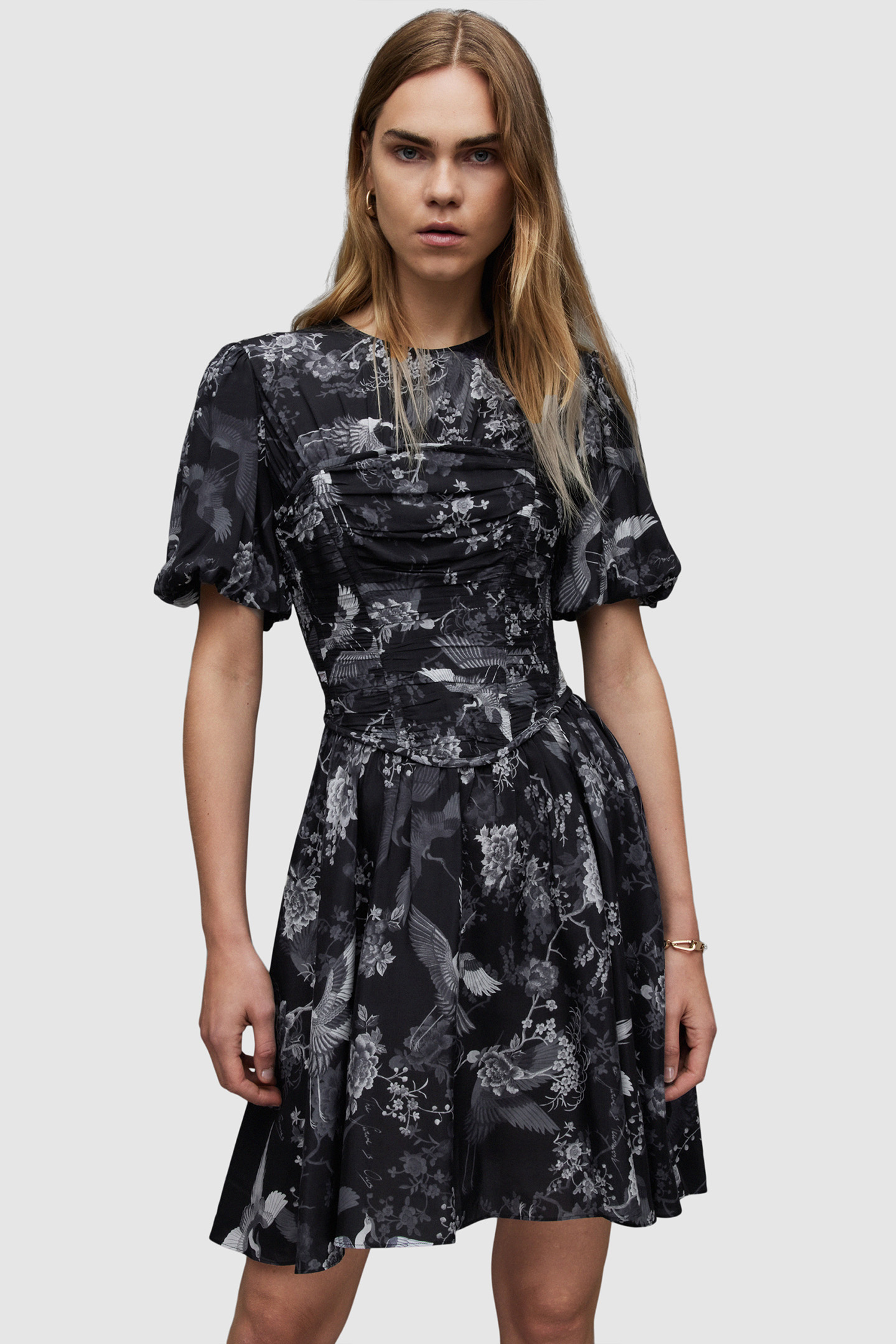 ALI PEGGY DRESS BLACK 1