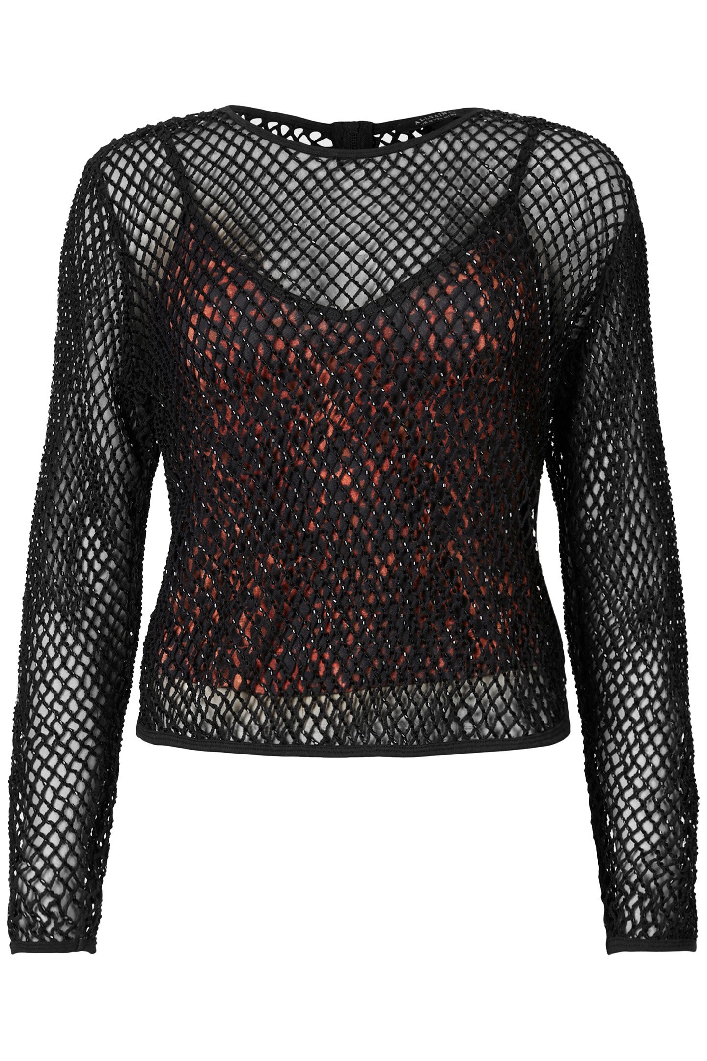 ROSALIE ANITA TOP BLACK/BROWN 4