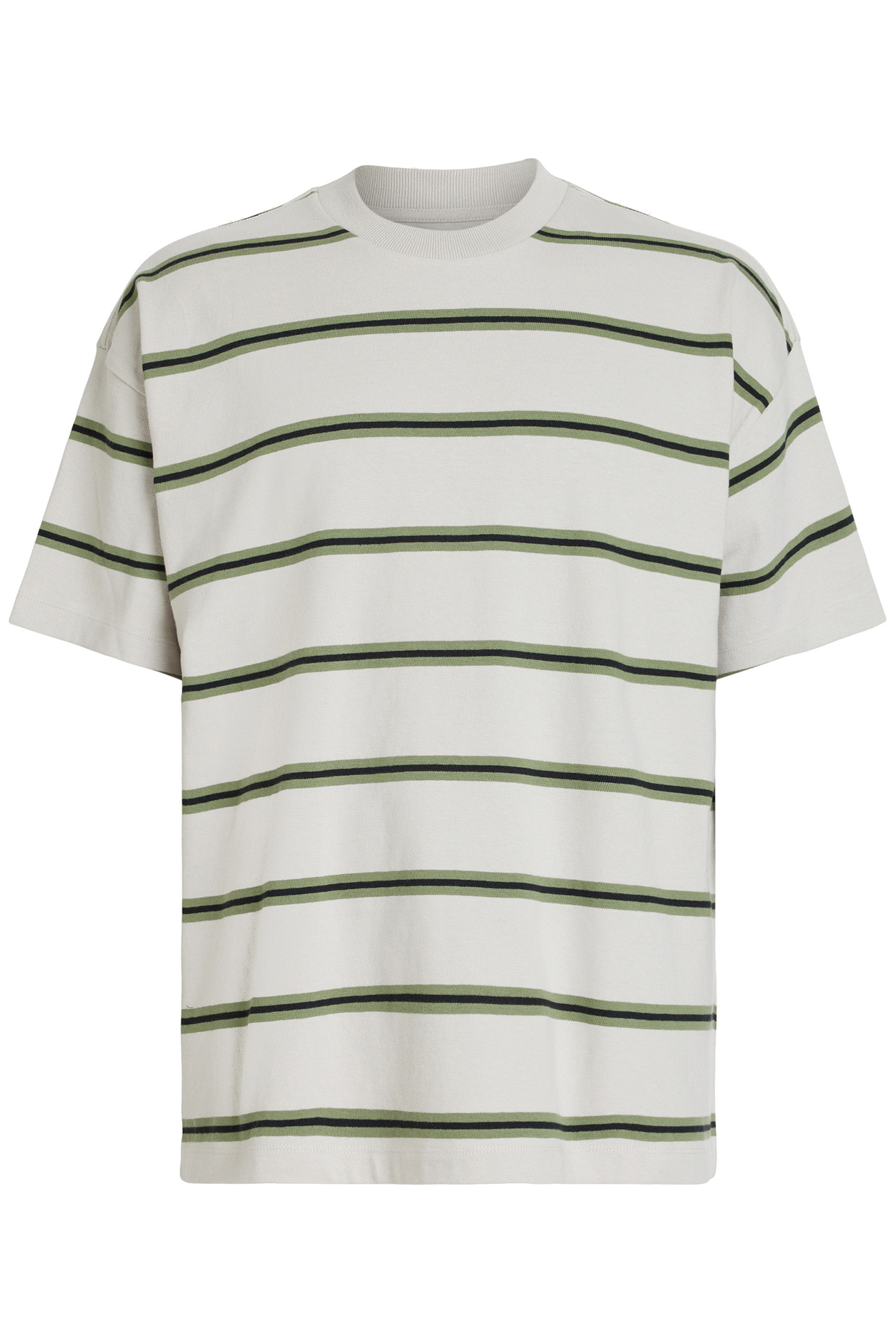 ARDEN SS CREW GRY/GREEN/WSHD BLK 4