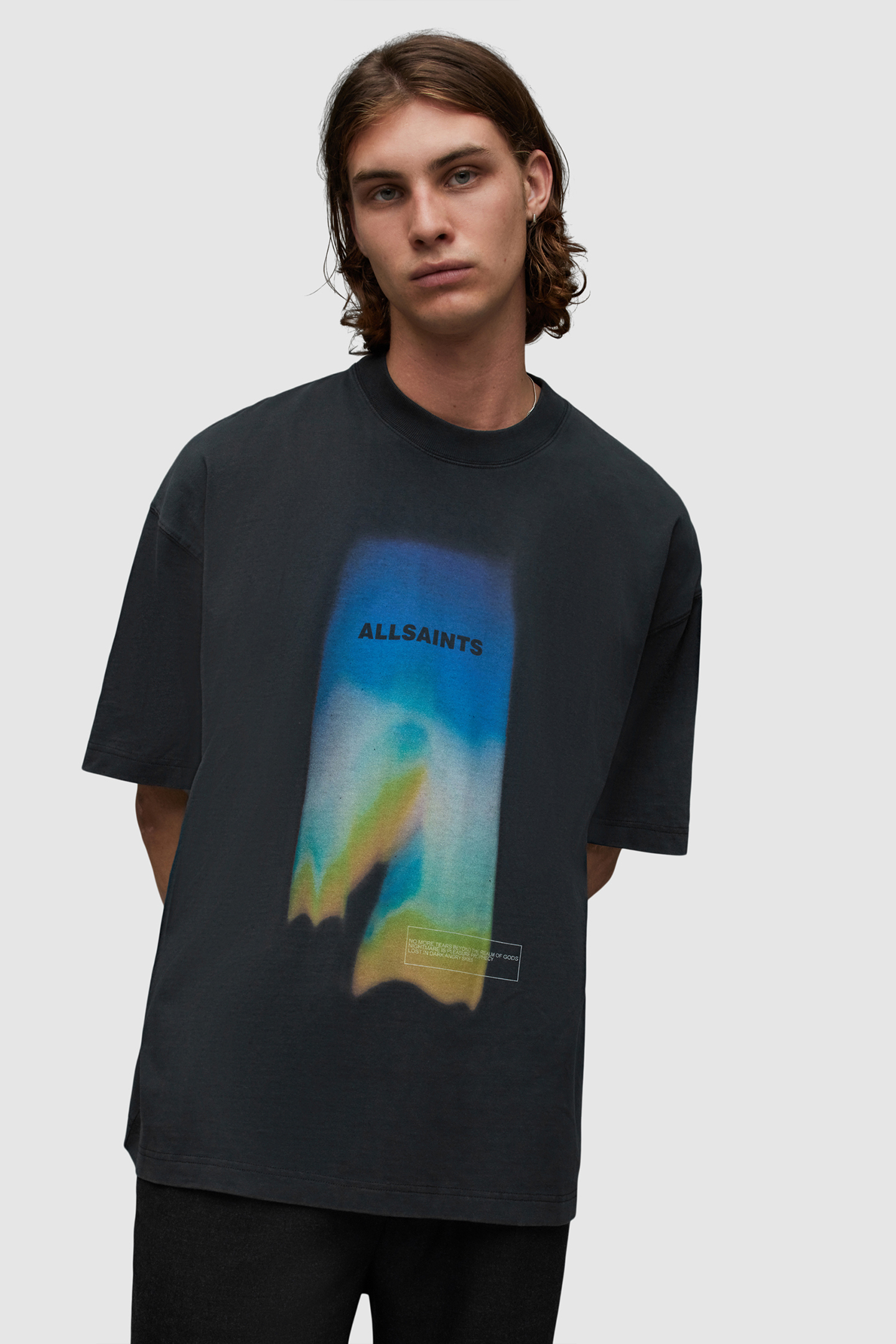 PRIZM SS CREW JET BLACK by AllSaints