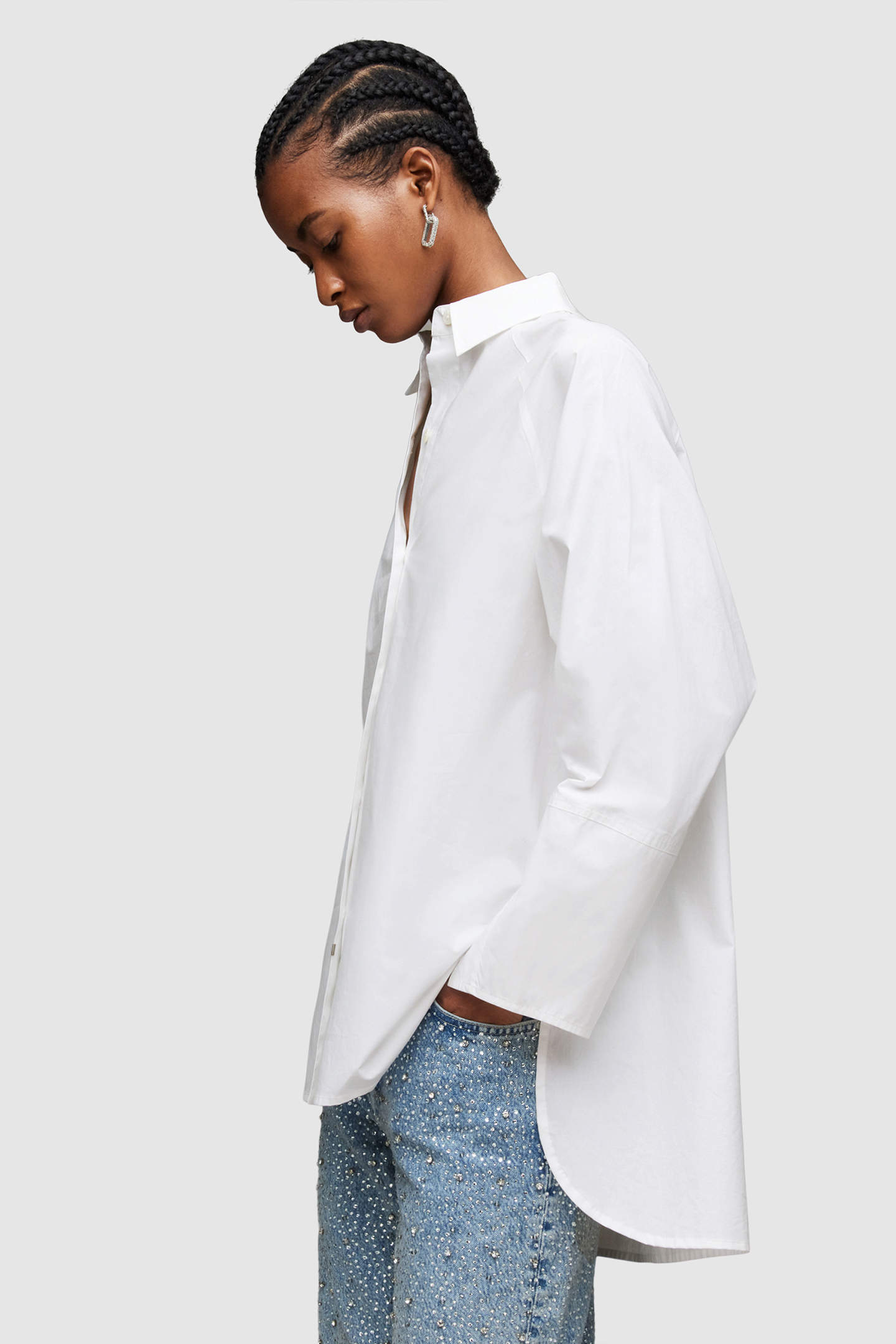 EVIE SHIRT CHALK WHITE 6