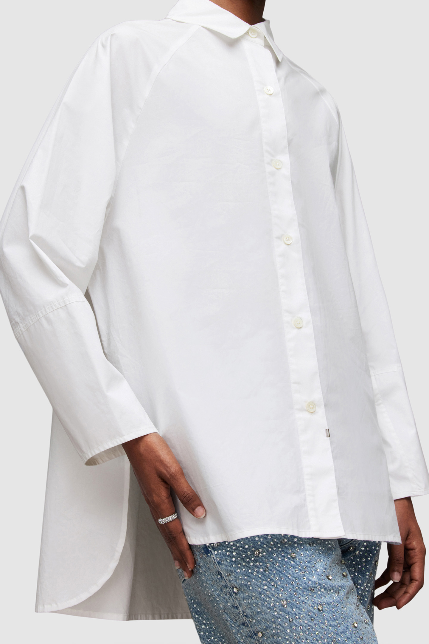 EVIE SHIRT CHALK WHITE 7