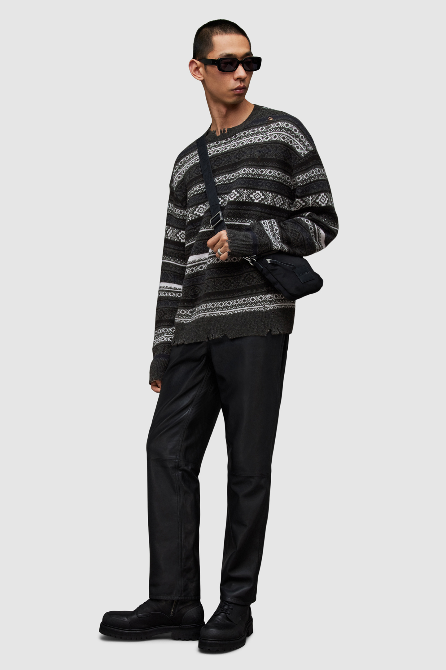 HALLDOR CREW CHARCOAL MARL 5