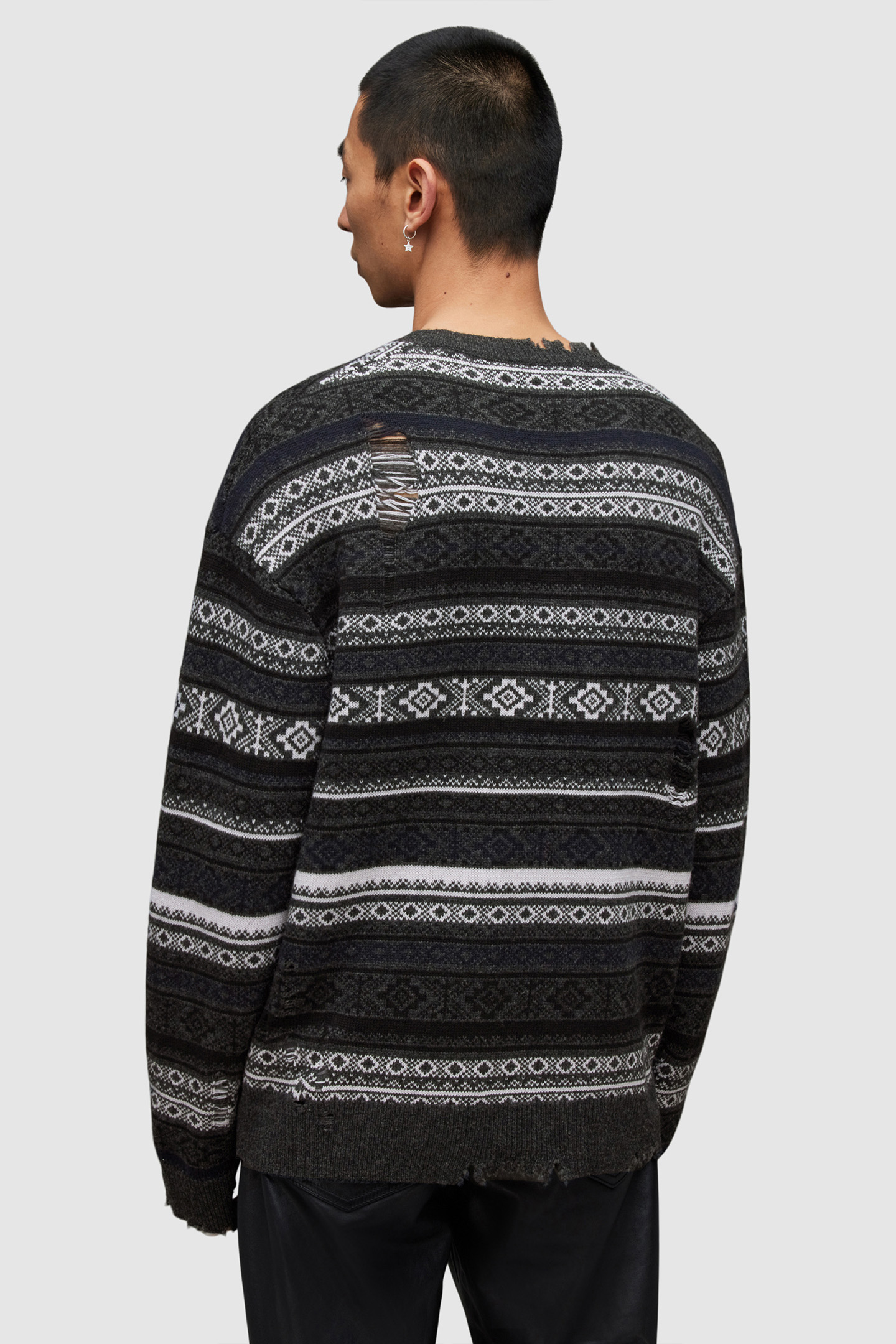 HALLDOR CREW CHARCOAL MARL 2