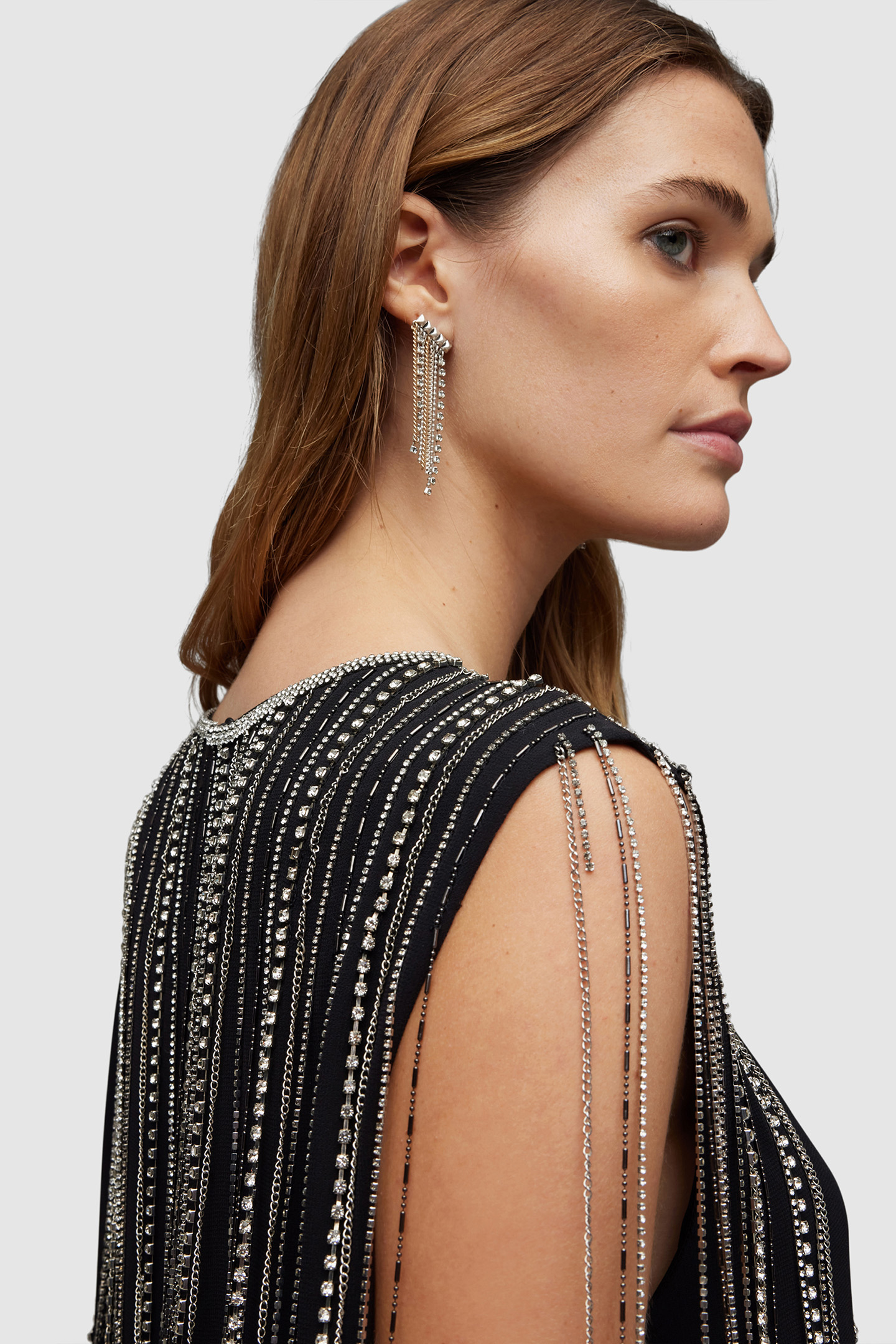 ILIA DIAMANTE DRESS BLACK 6