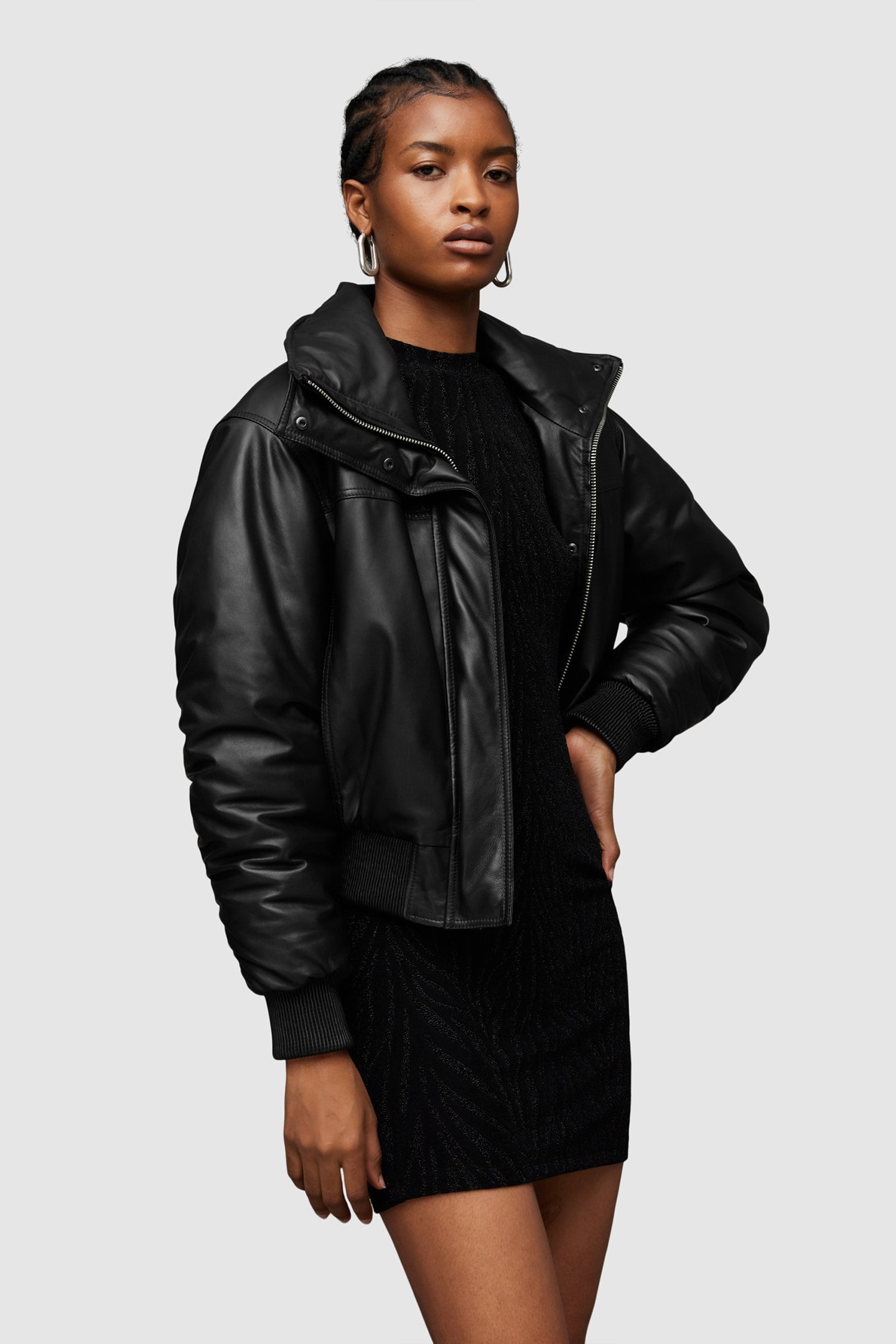 SLOANE PADDED JACKET BLACK by AllSaints