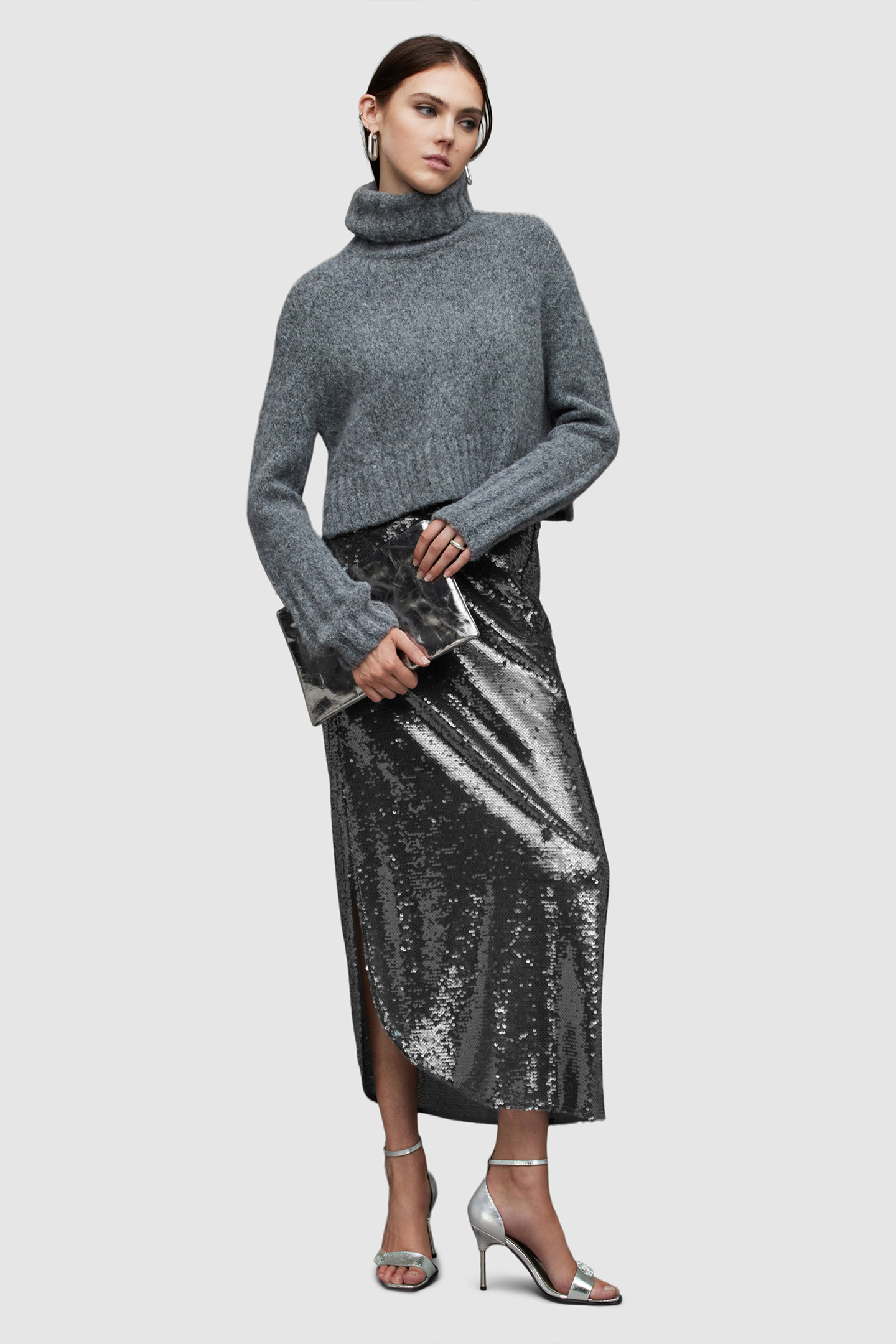 OPAL SPARKLE SKIRT CITY SMOKE GREY 6