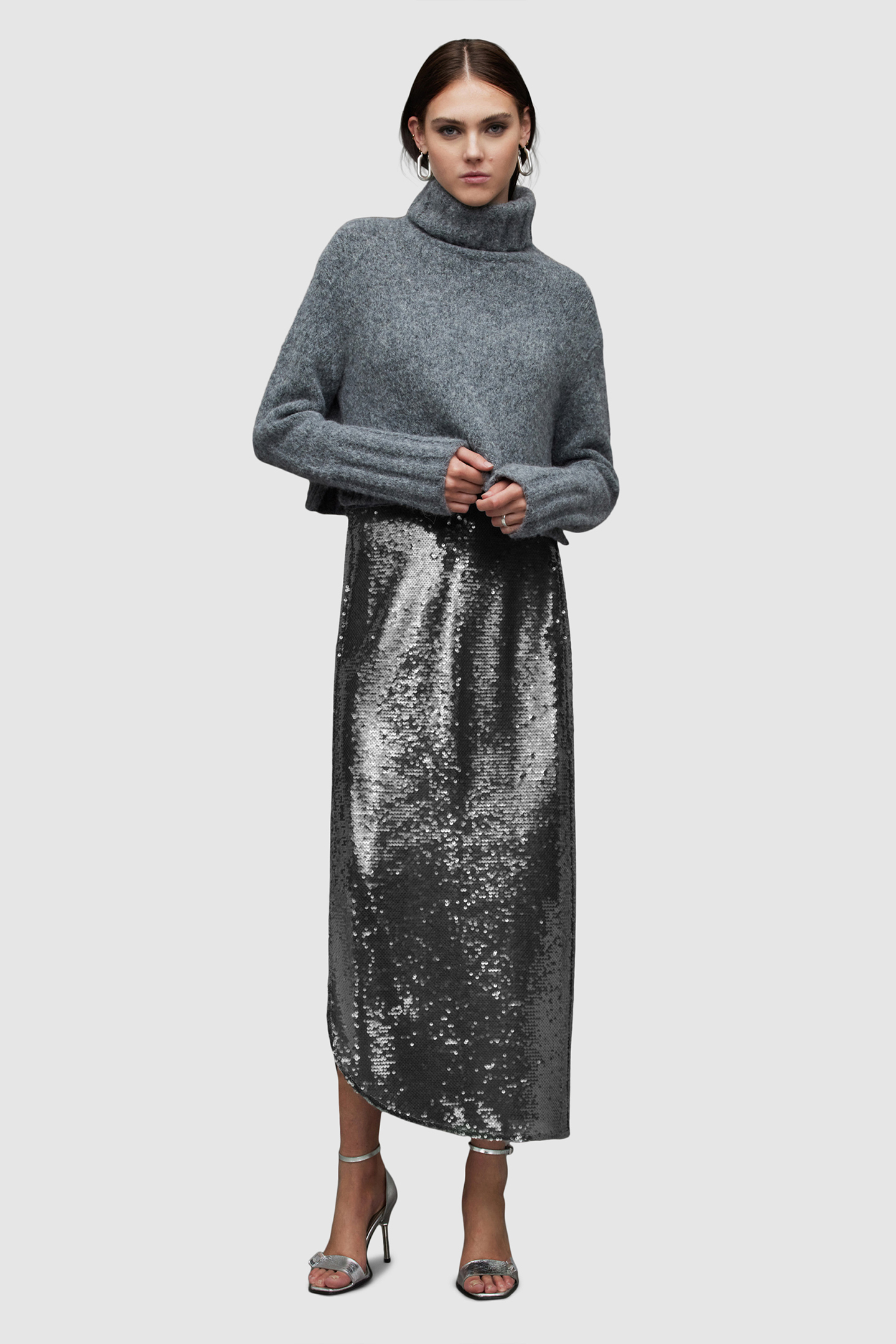 OPAL SPARKLE SKIRT CITY SMOKE GREY 2