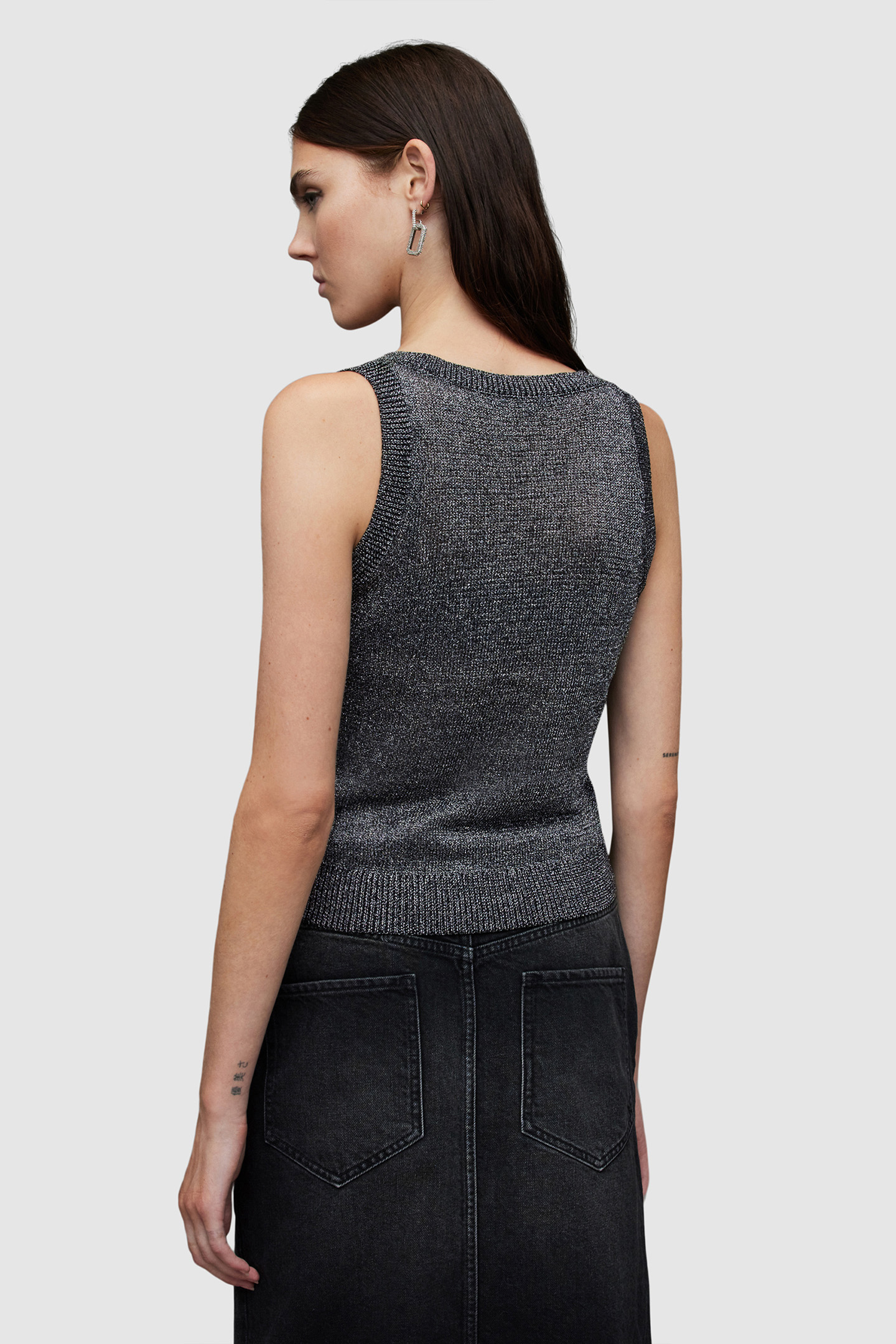 LYRA GLITTER TANK SILVER 2