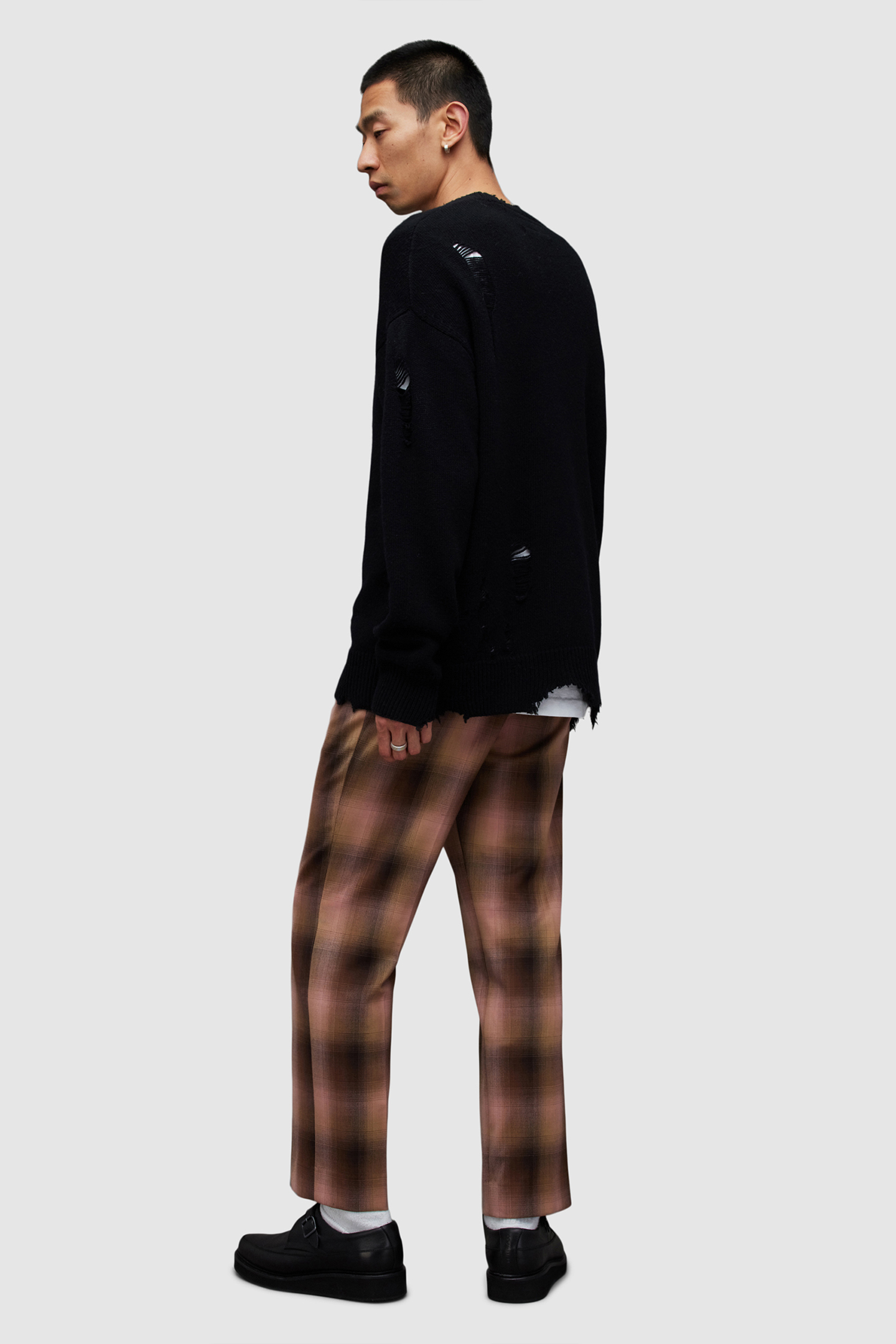 VELA TROUSER BROWN/PINK 3