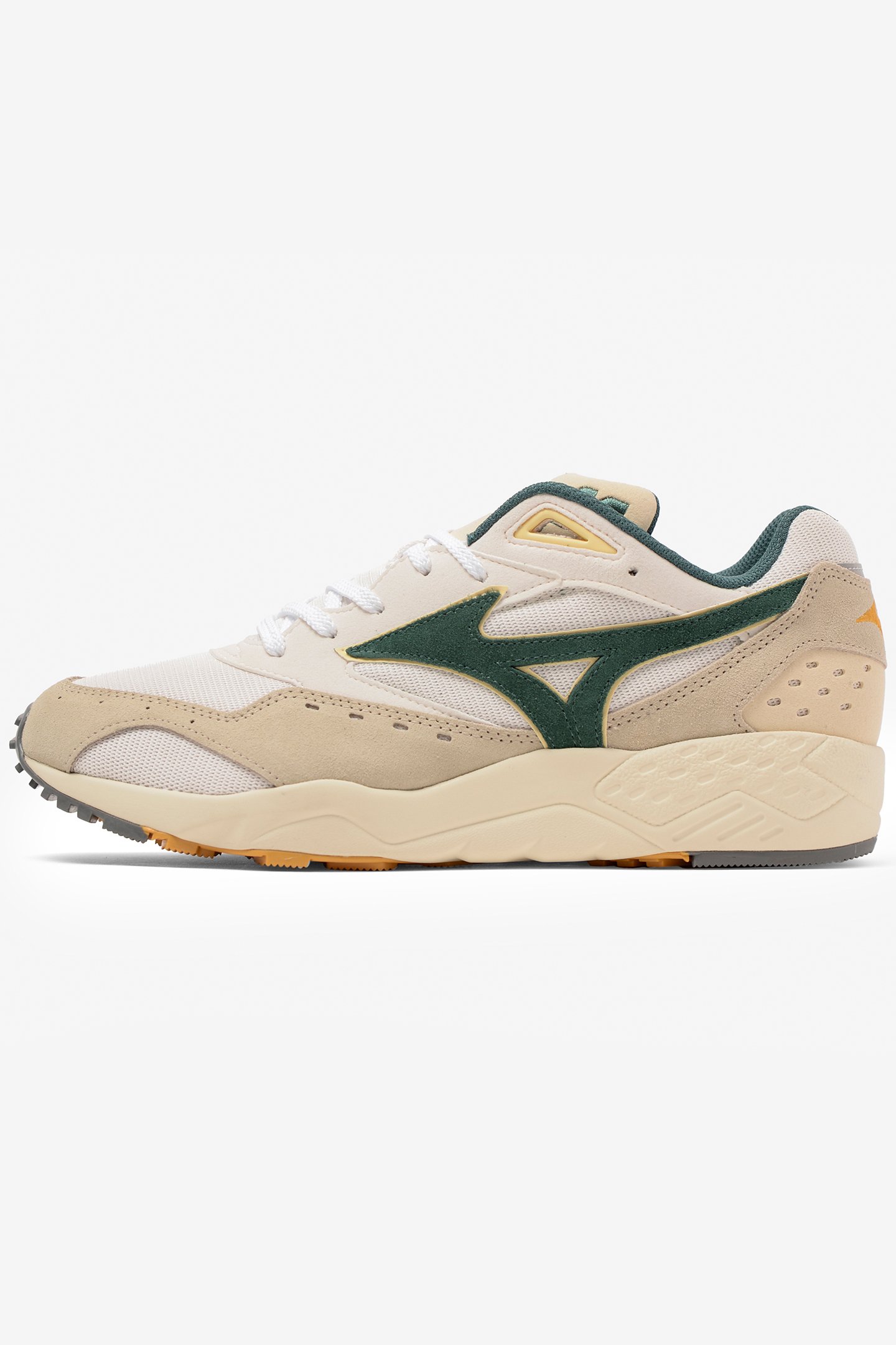 UNISEX SHOE S.L. CONTENDER SNOW WHITE/BISTRO GREEN/SUM.SAND by Mizuno