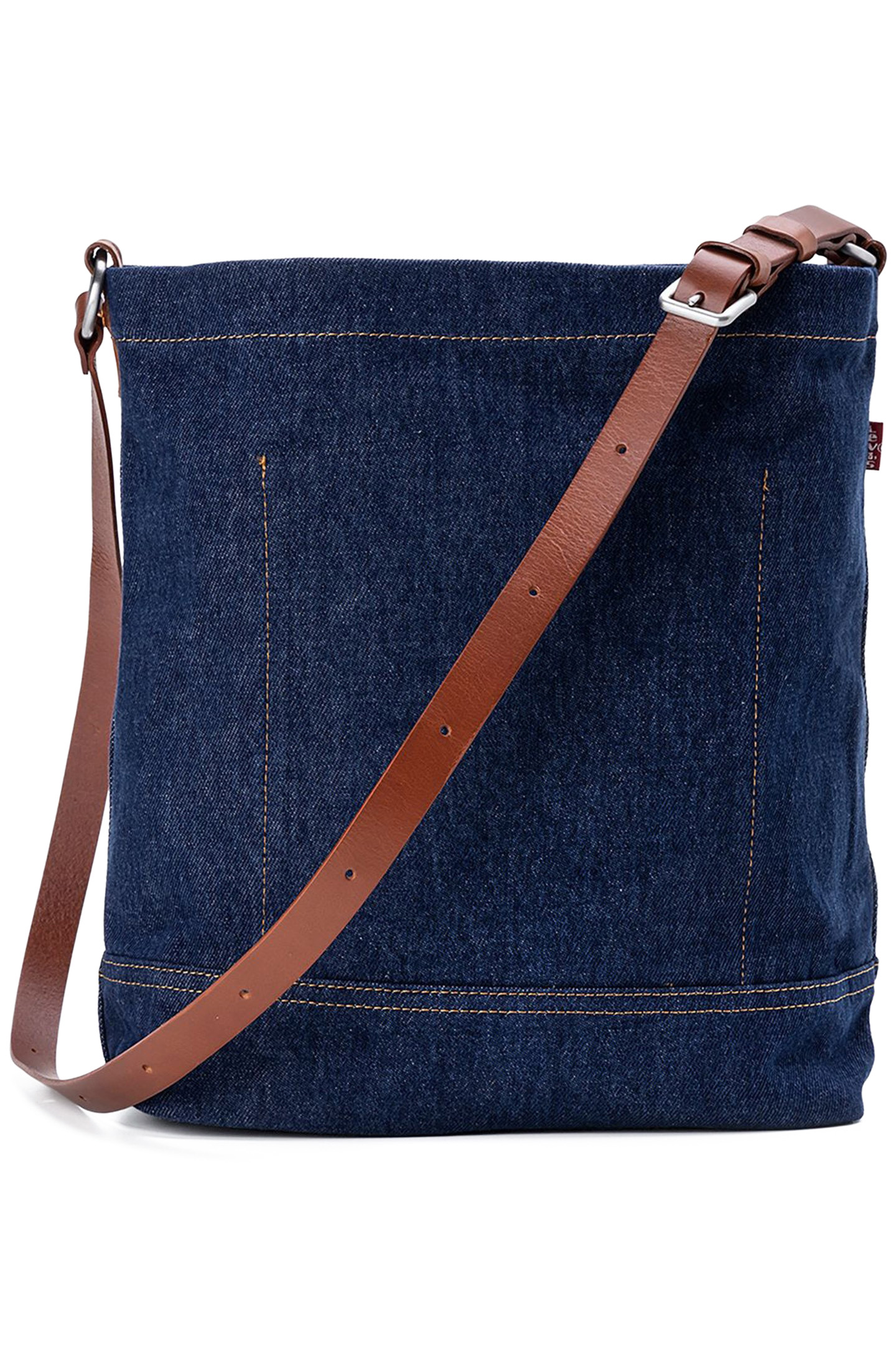 LEVI'S® HERITAGE BUCKET BAG IN INDIGO RINSE 3