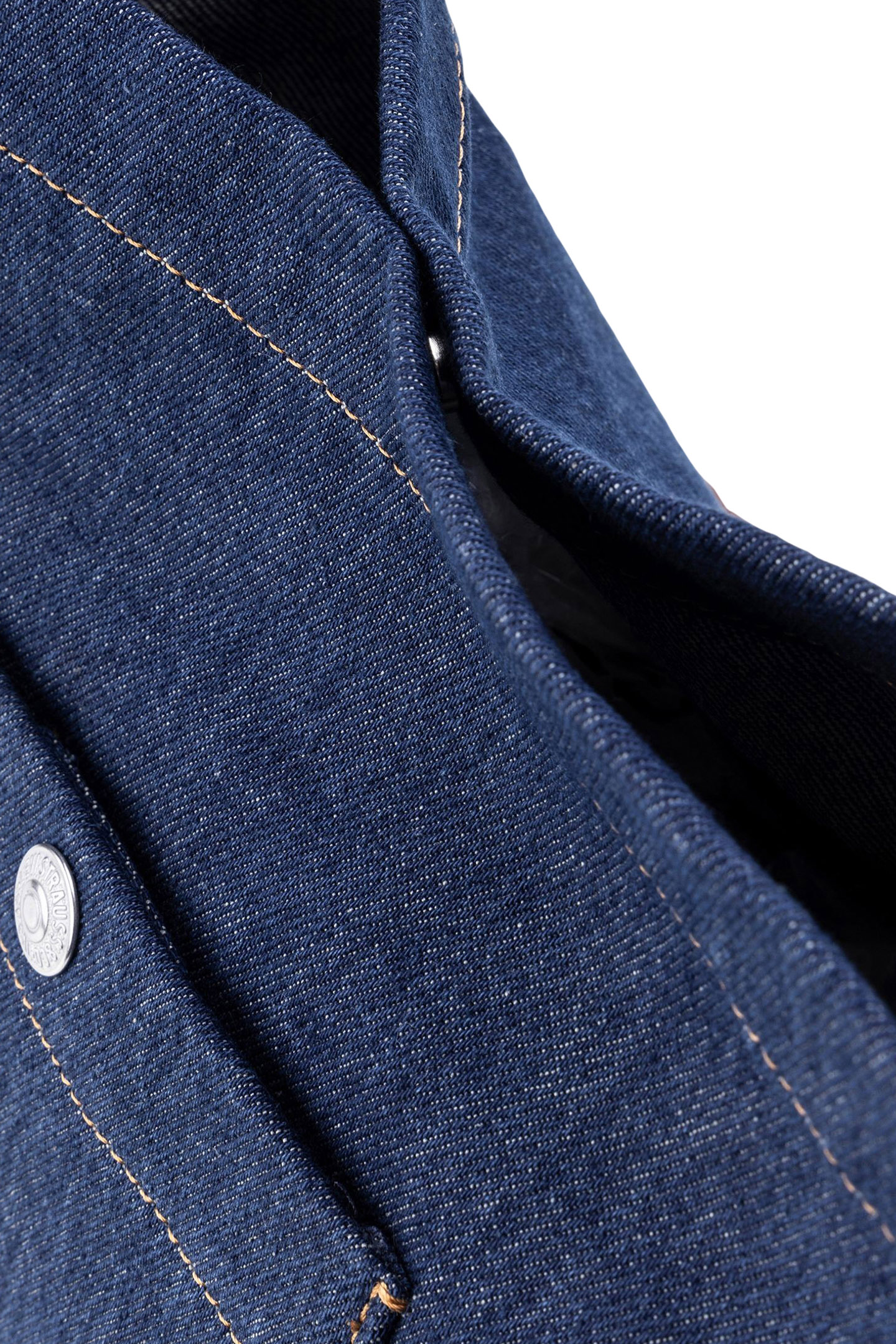 LEVI'S® HERITAGE BUCKET BAG IN INDIGO RINSE 4