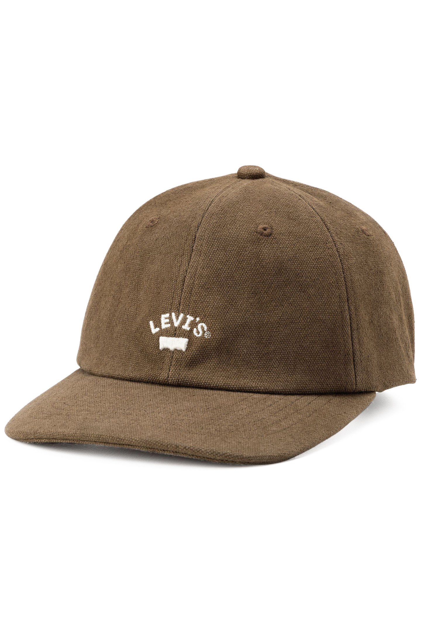 LAZY GIRL LOGO CAP DOWNTOWN BROWN by Levi's