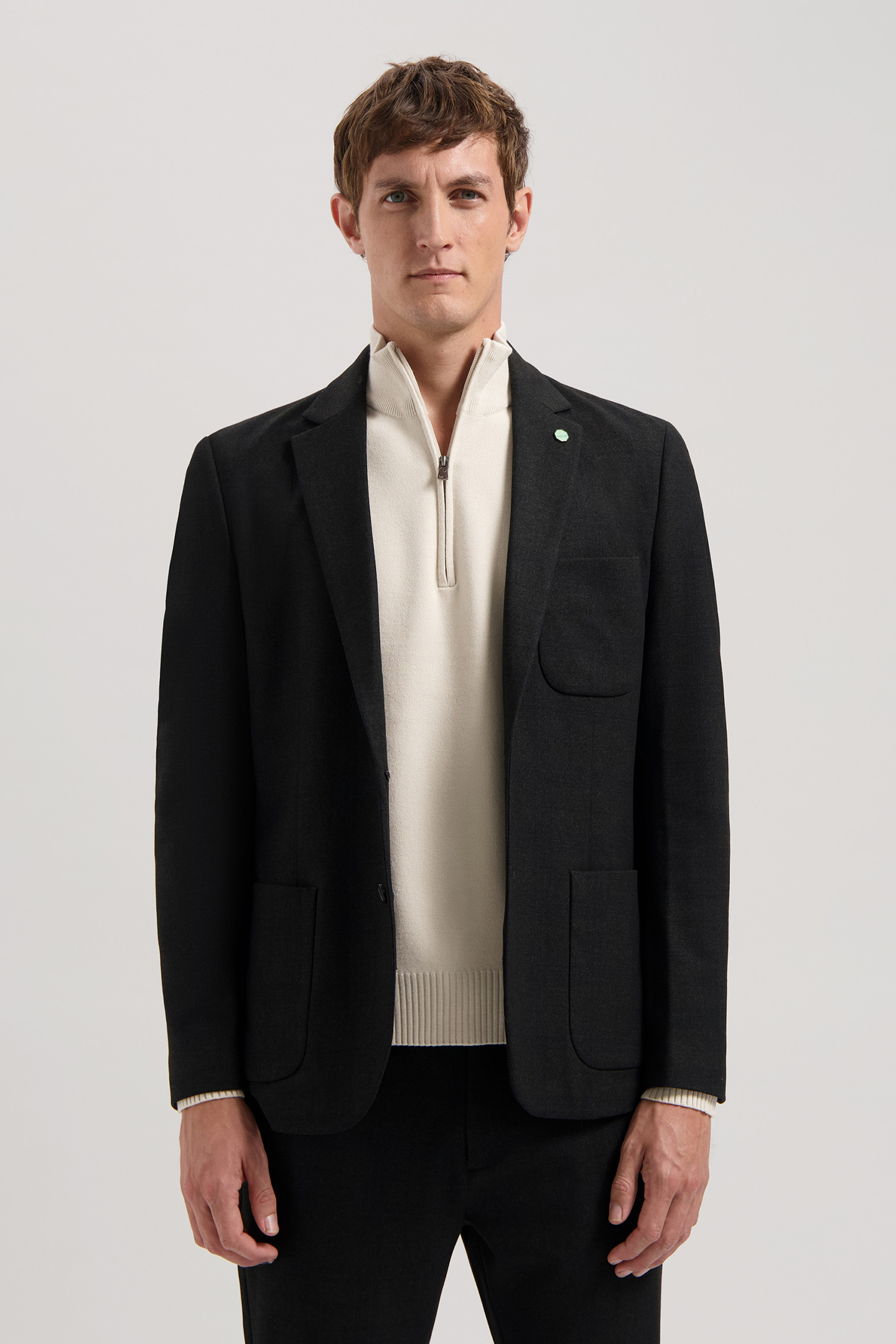 DS_TRAVEL CHECK BLAZER RAVEN by Dstrezzed