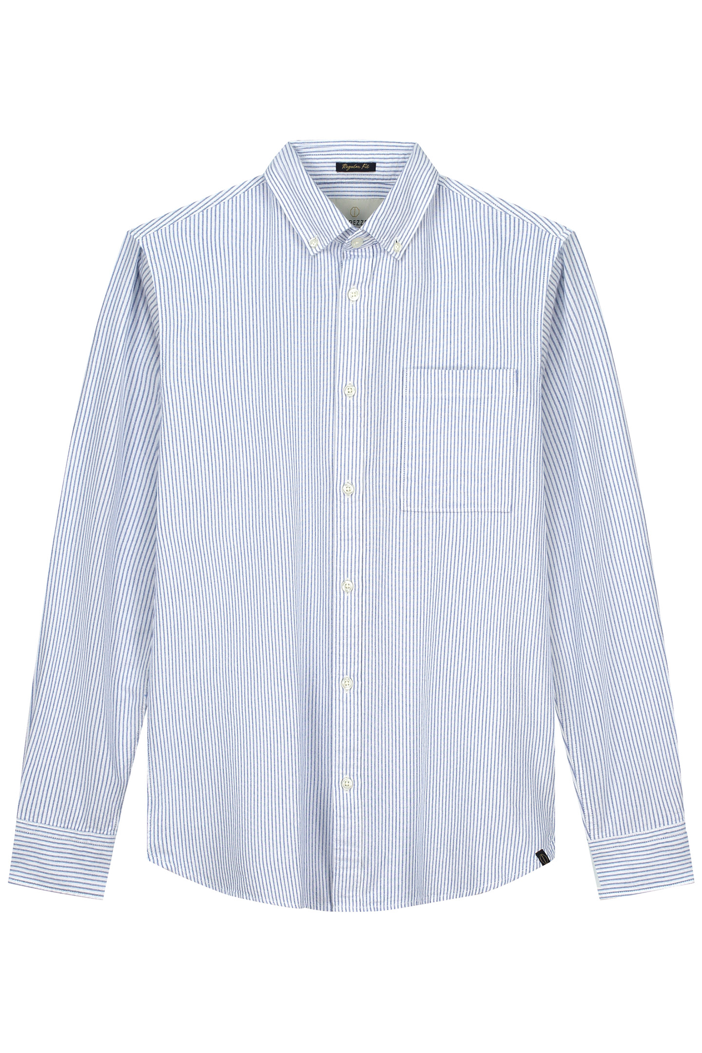 DS_OLIVER SHIRT BLUE / WHITE 4