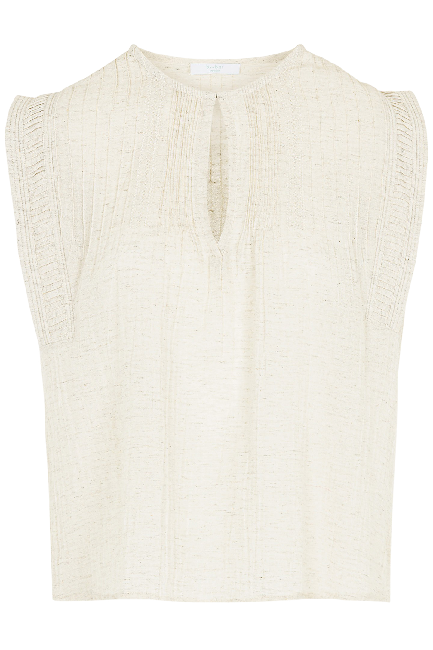 LINA SLUB BLOUSE SAND 4